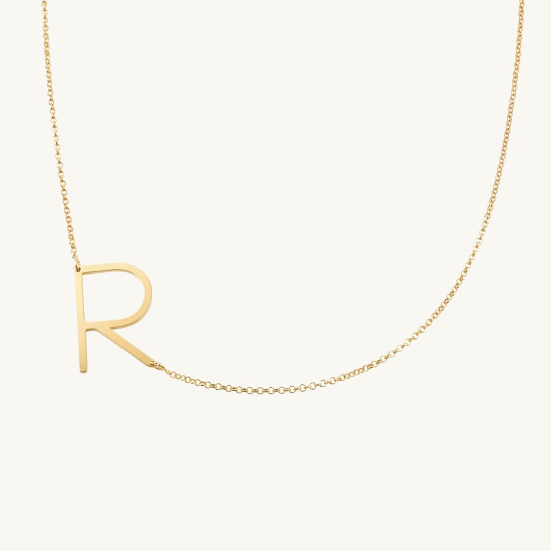 Make A Statement Letter Necklace - Camile & Stone