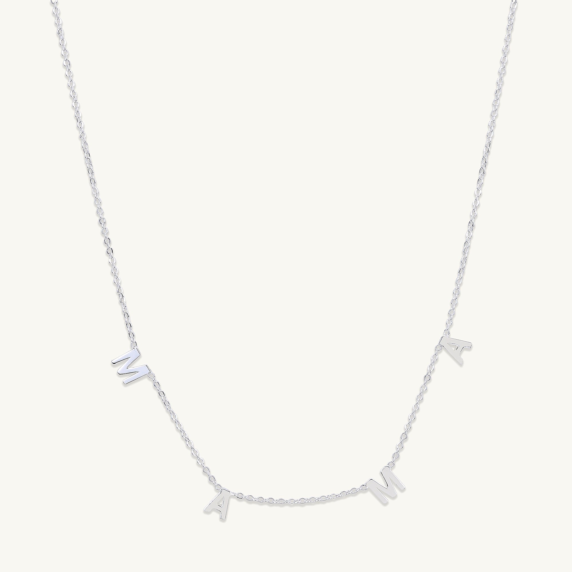 Mama Letter Chain Necklace - Camile & Stone