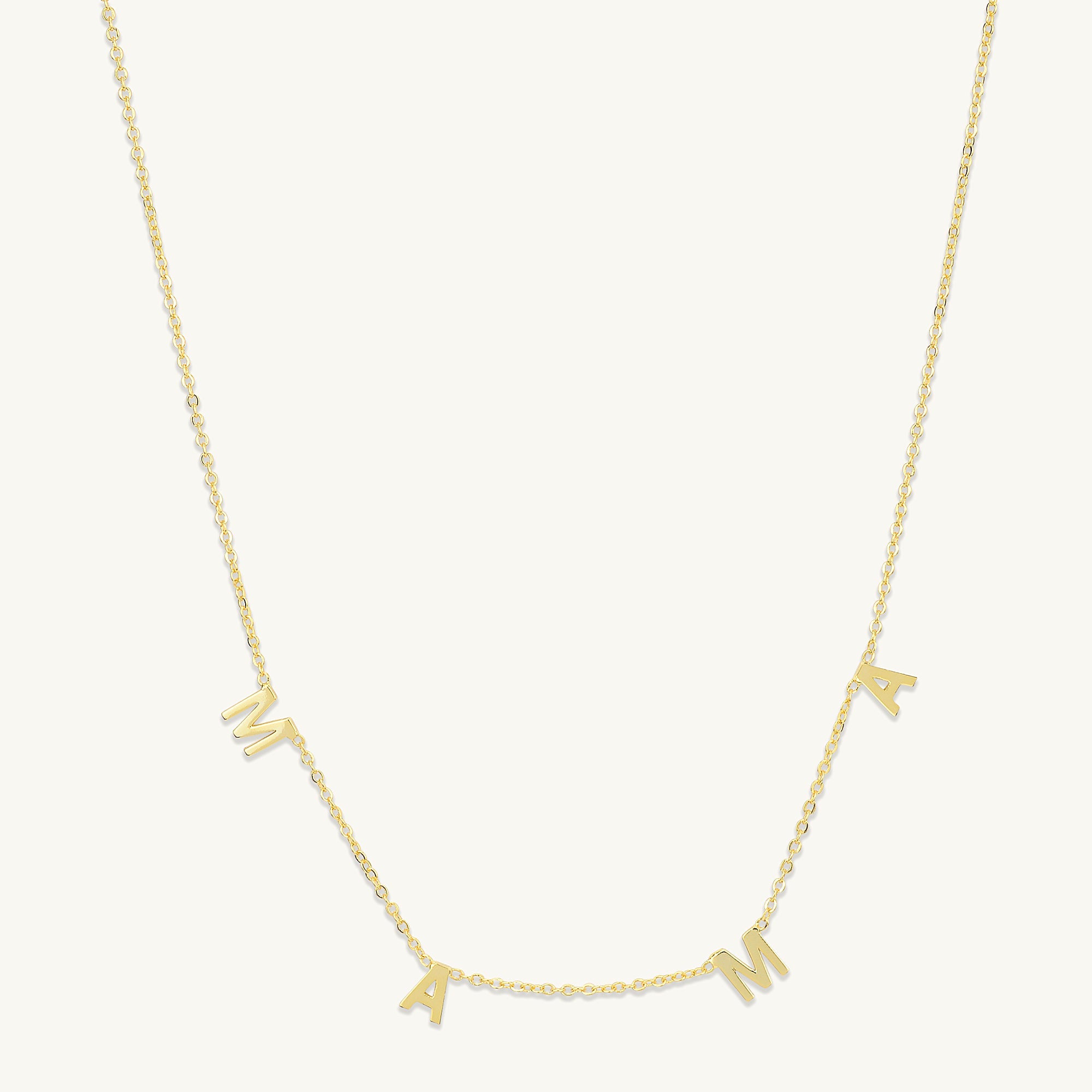 Mama Letter Chain Necklace - Camile & Stone