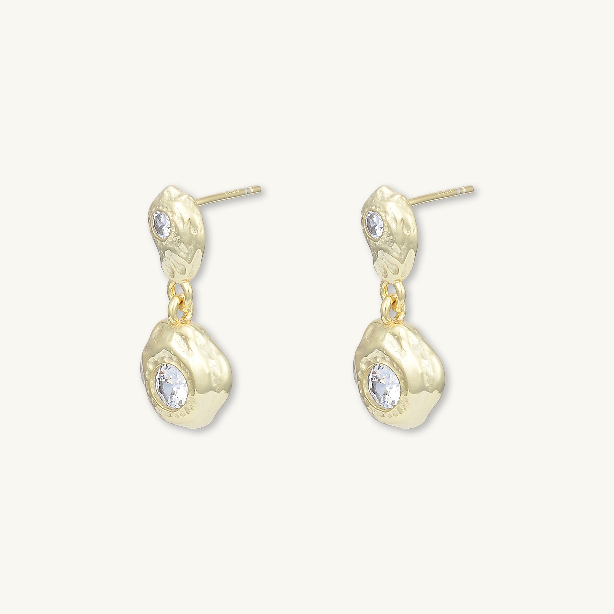 Molten Drop Sapphire Stud Earrings - Camile & Stone