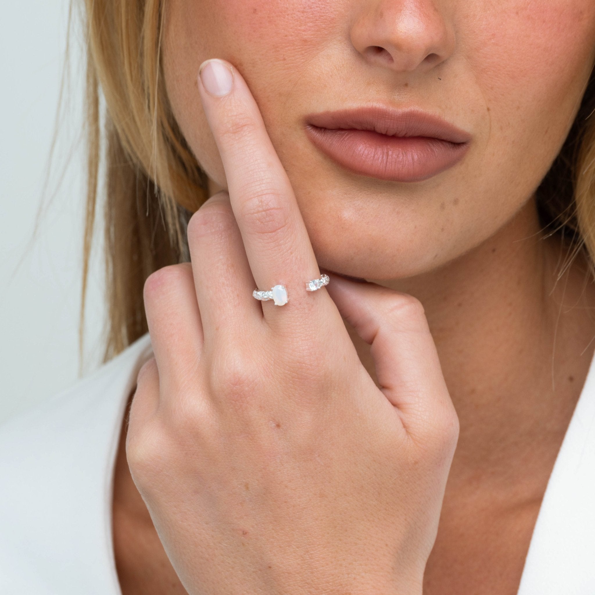 Molten Opal Open Ring - Camile & Stone