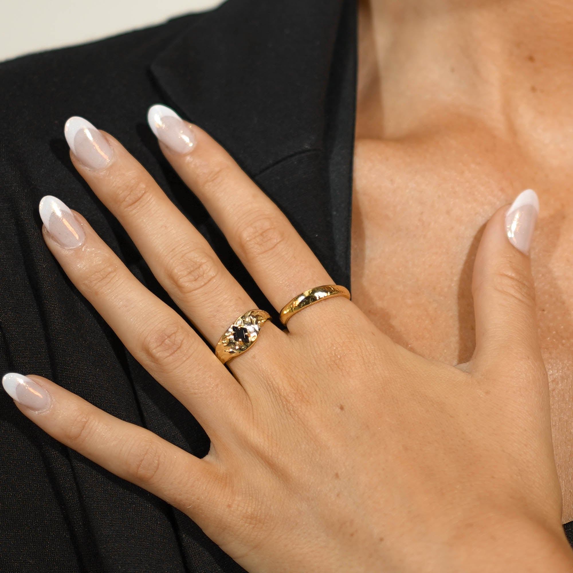 Molten Open Stacker Ring - Camile & Stone