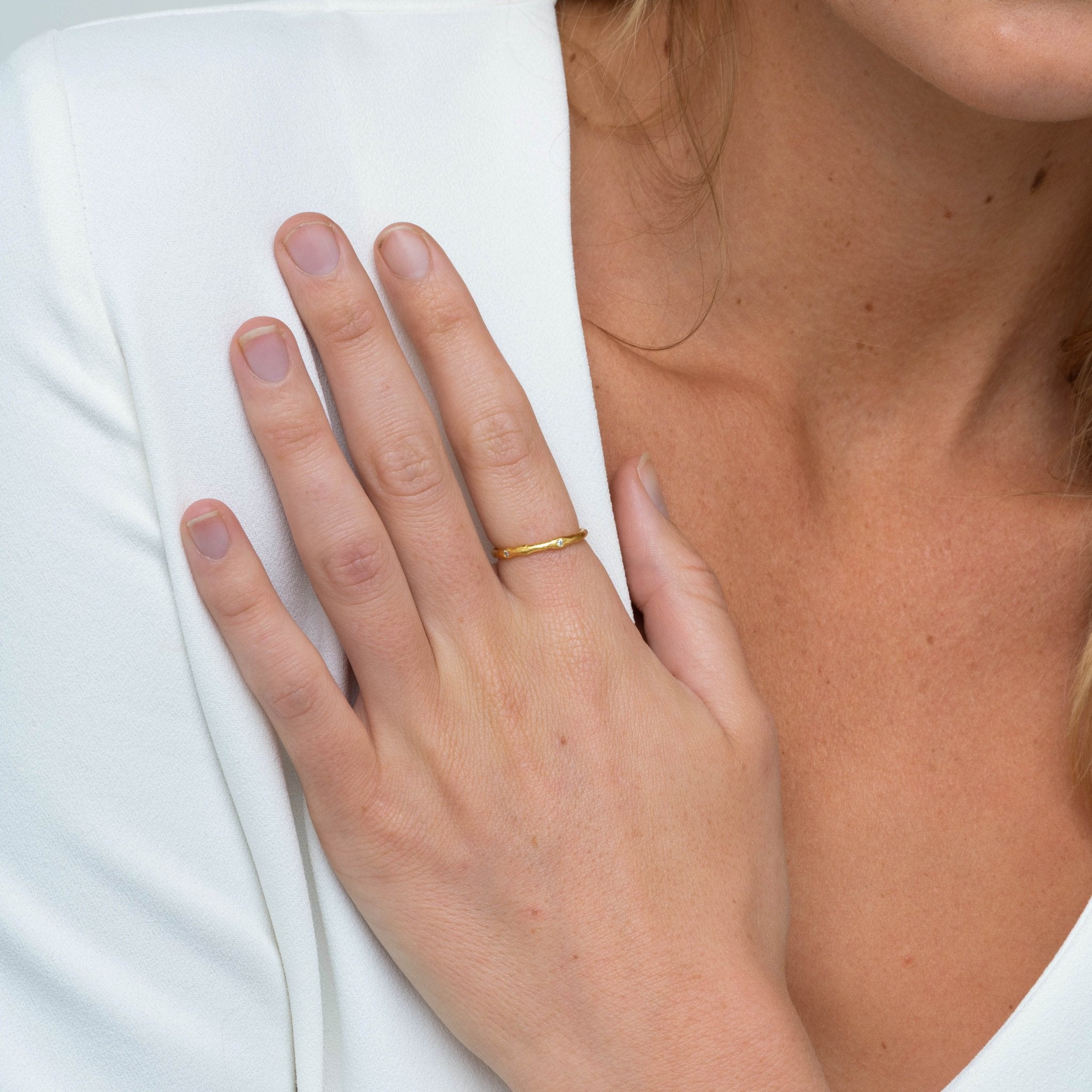 Molten Open Stacking Ring - Camile & Stone