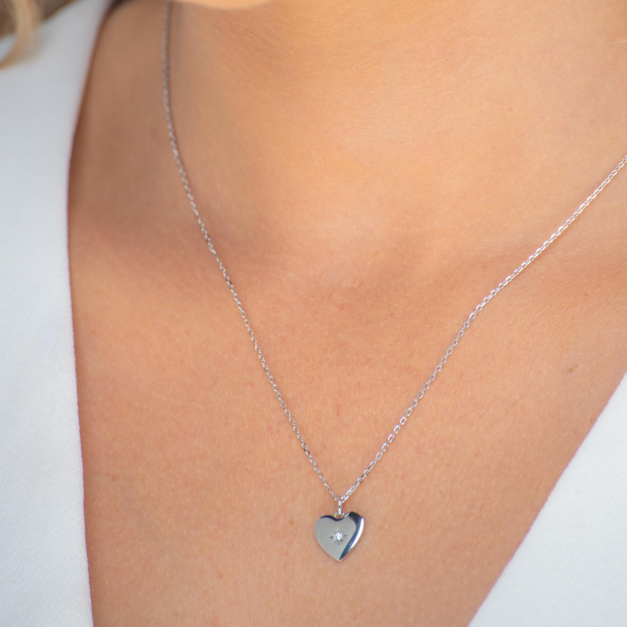 North Star Heart Necklace - Camile & Stone