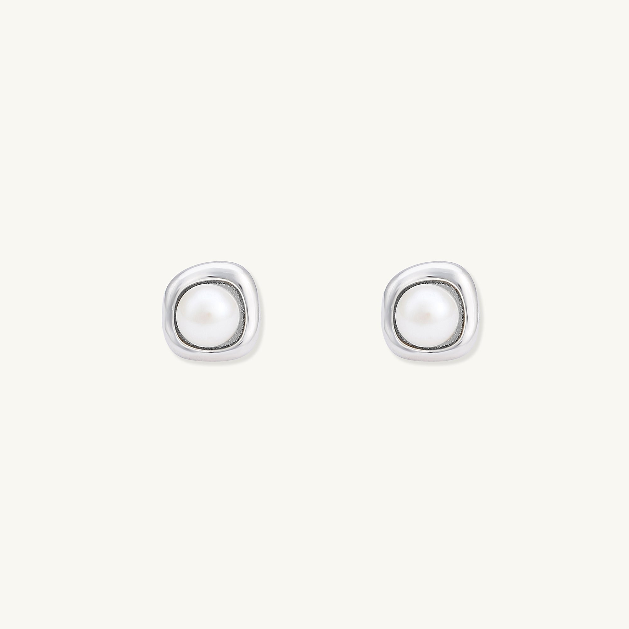Pearl Halo Stud Earrings - Camile & Stone