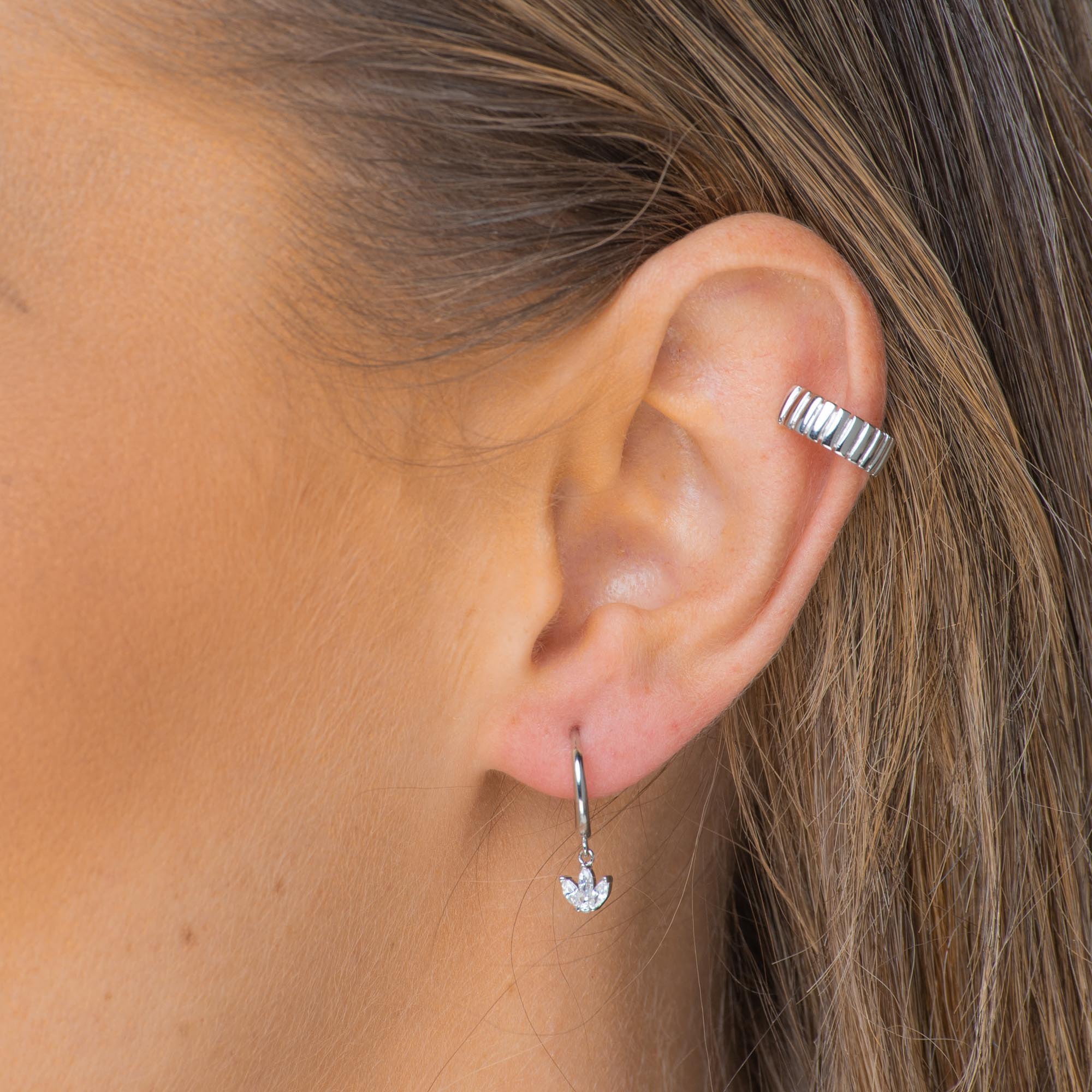 Ridges Ear Cuff Earrings - Camile & Stone