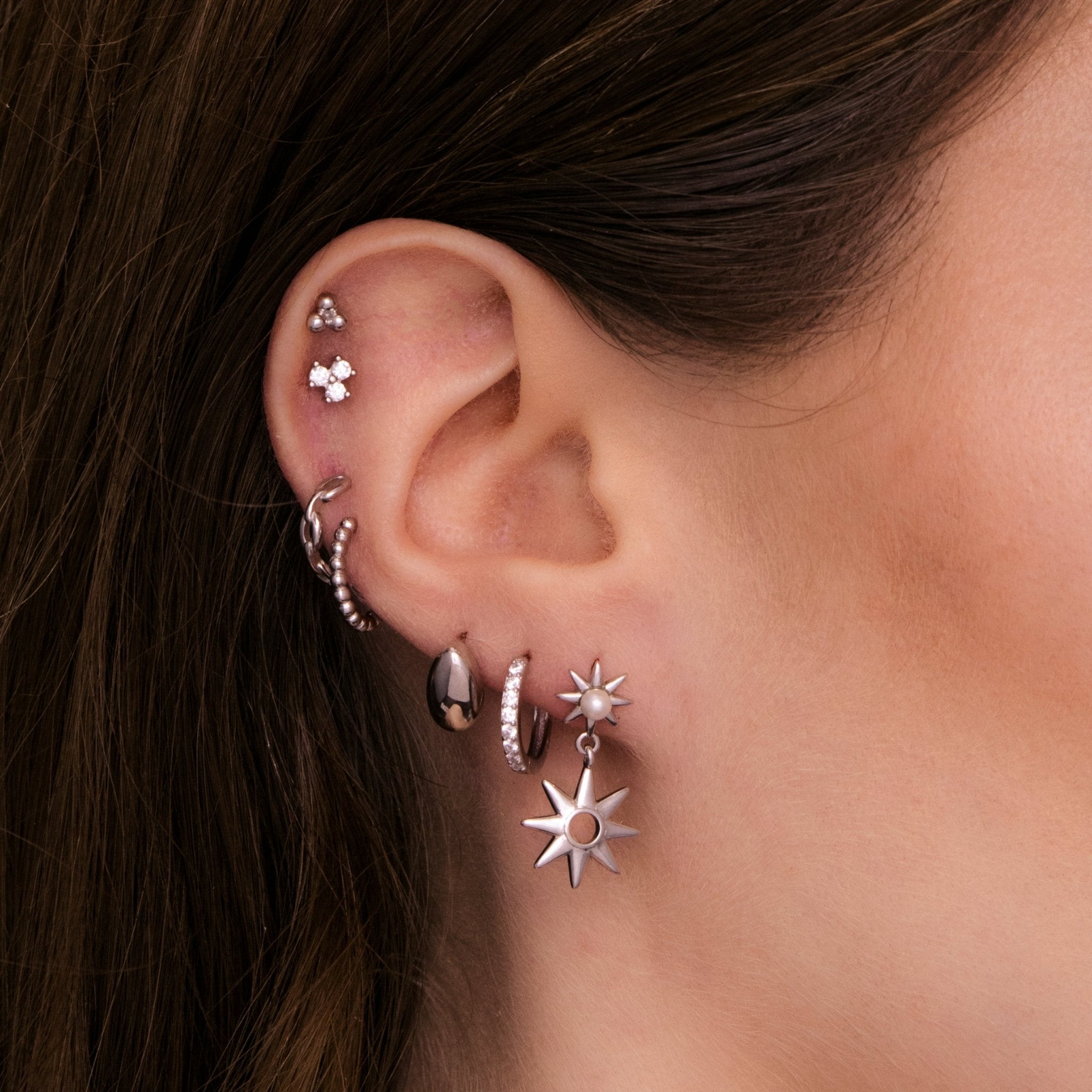 Starlight Holo Pearl Earrings - Camile & Stone