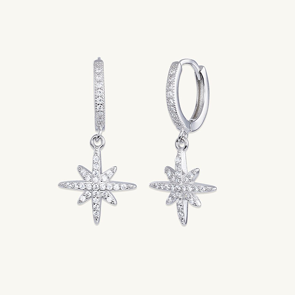 Starlight Sapphire Huggie Earrings - Camile & Stone