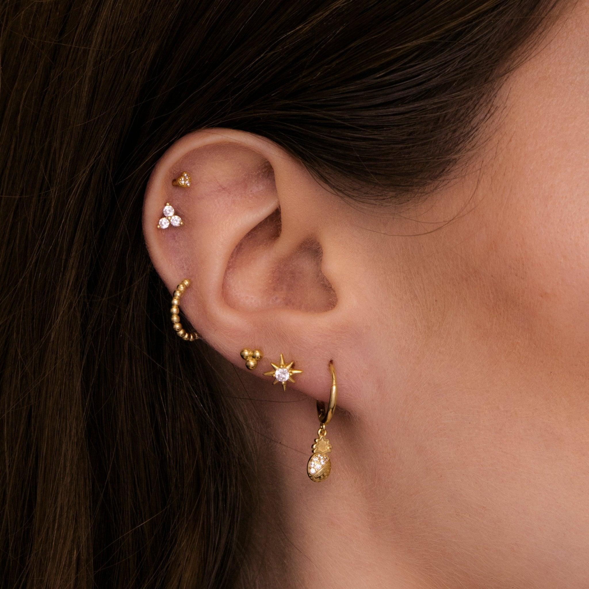 Starlight Sapphire Stud Earrings - Camile & Stone