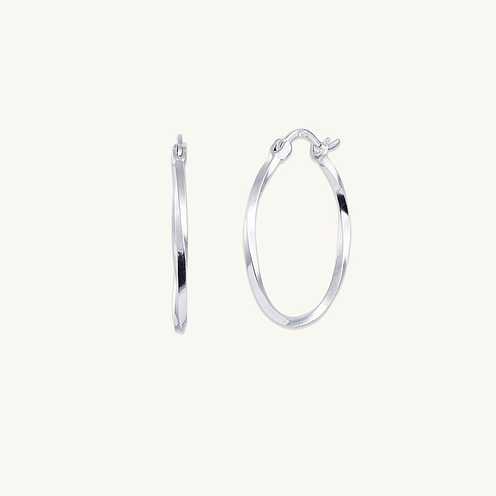 Swirl Hoop Earrings - Camile & Stone