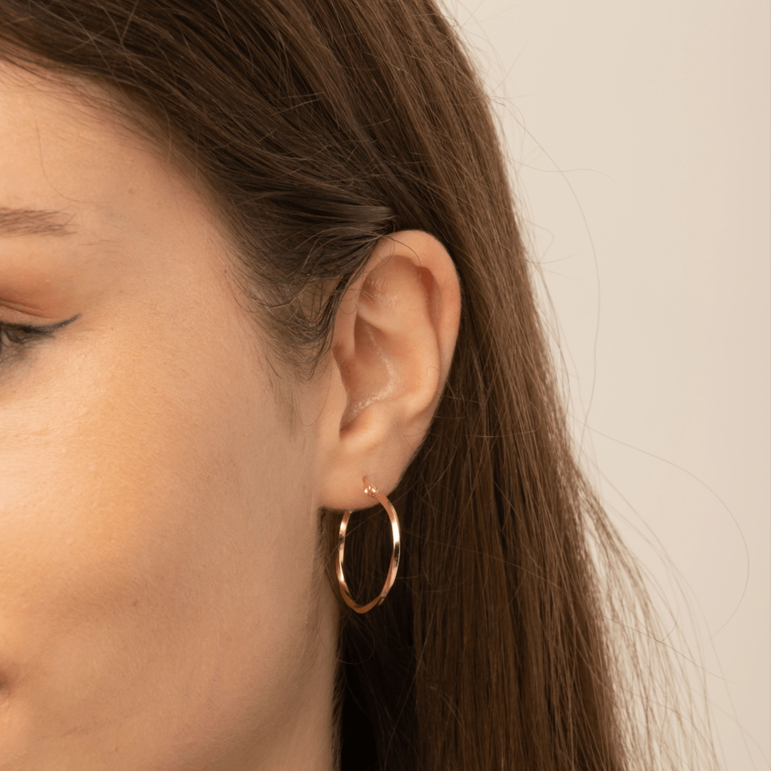 Swirl Hoop Earrings - Camile & Stone