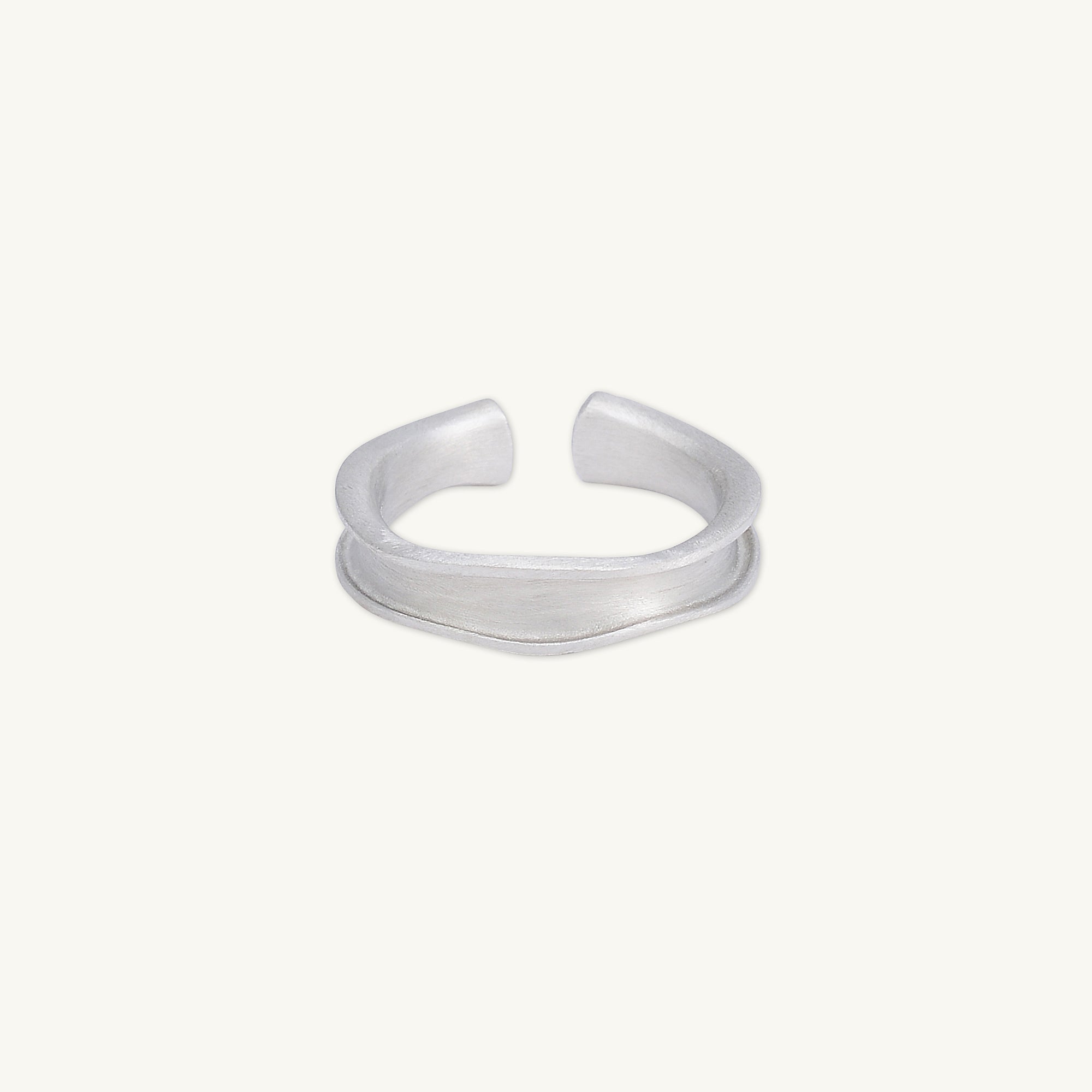 Swirl Statement Open Adjustable Ring - Camile & Stone