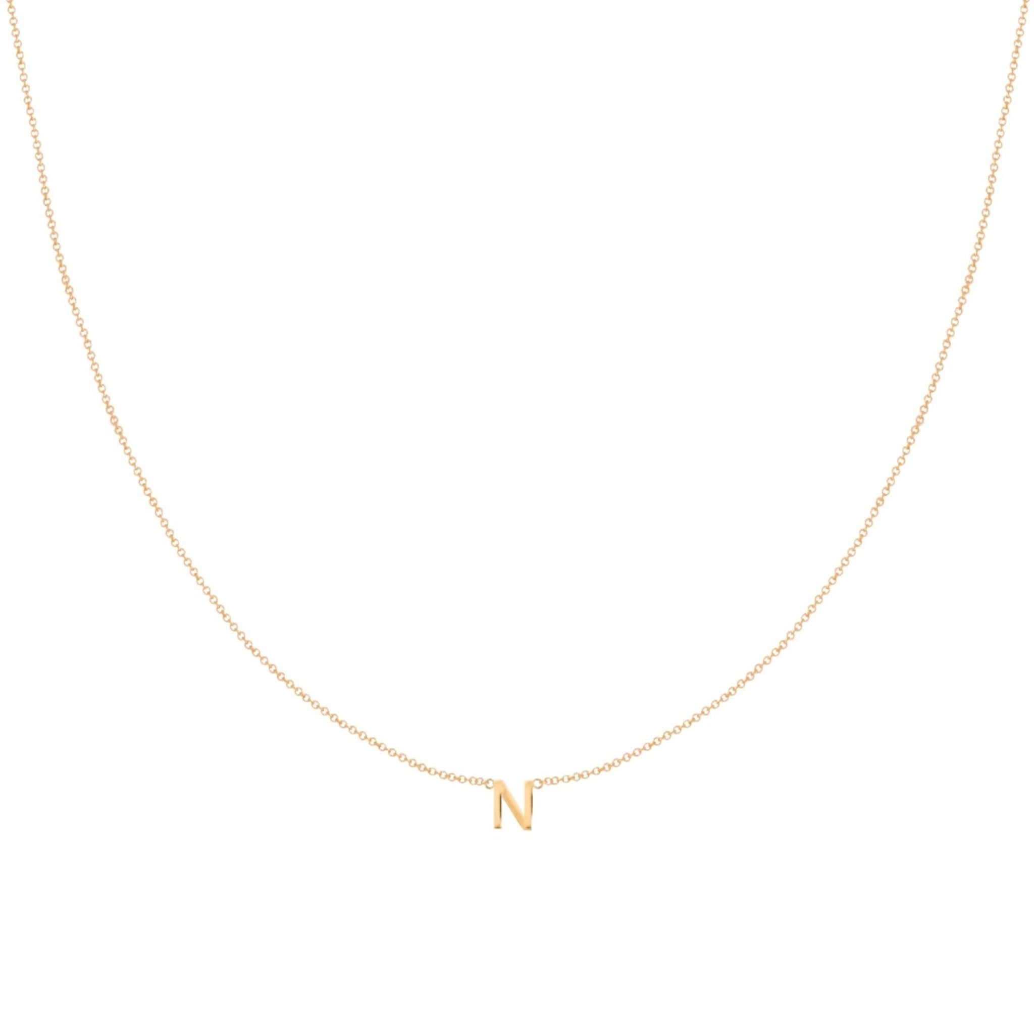 The Original Single Initial Letter Necklace - Camile & Stone