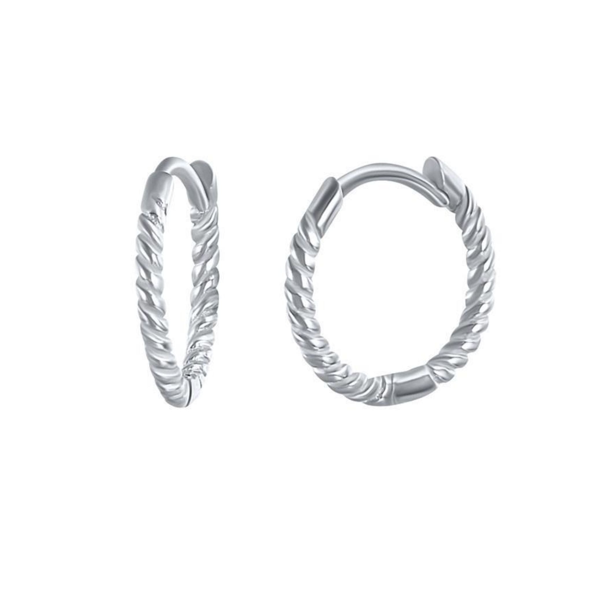 Thin Croissant Hoop Earrings - Camile & Stone
