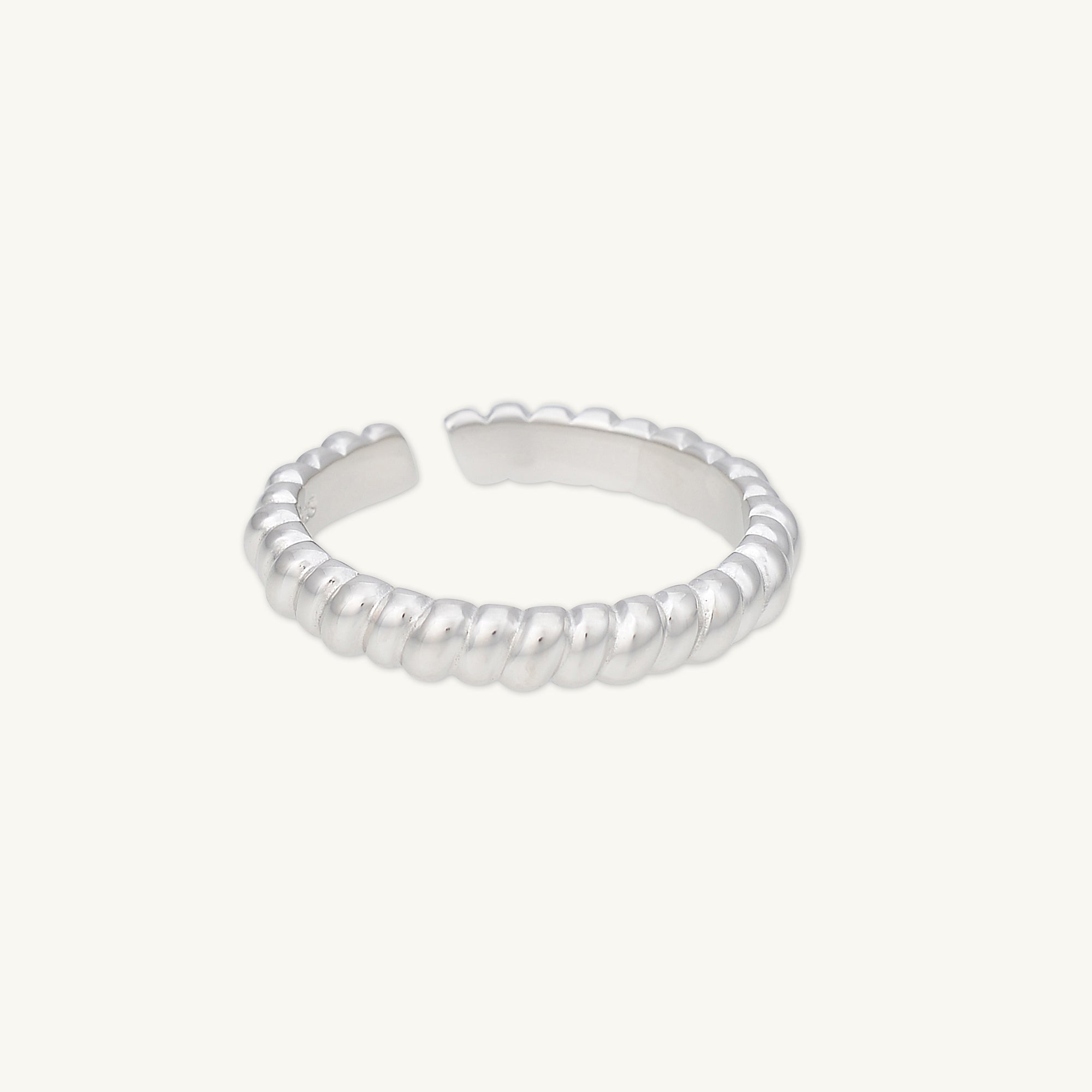 Twisted Rope Open Stacker Ring - Camile & Stone