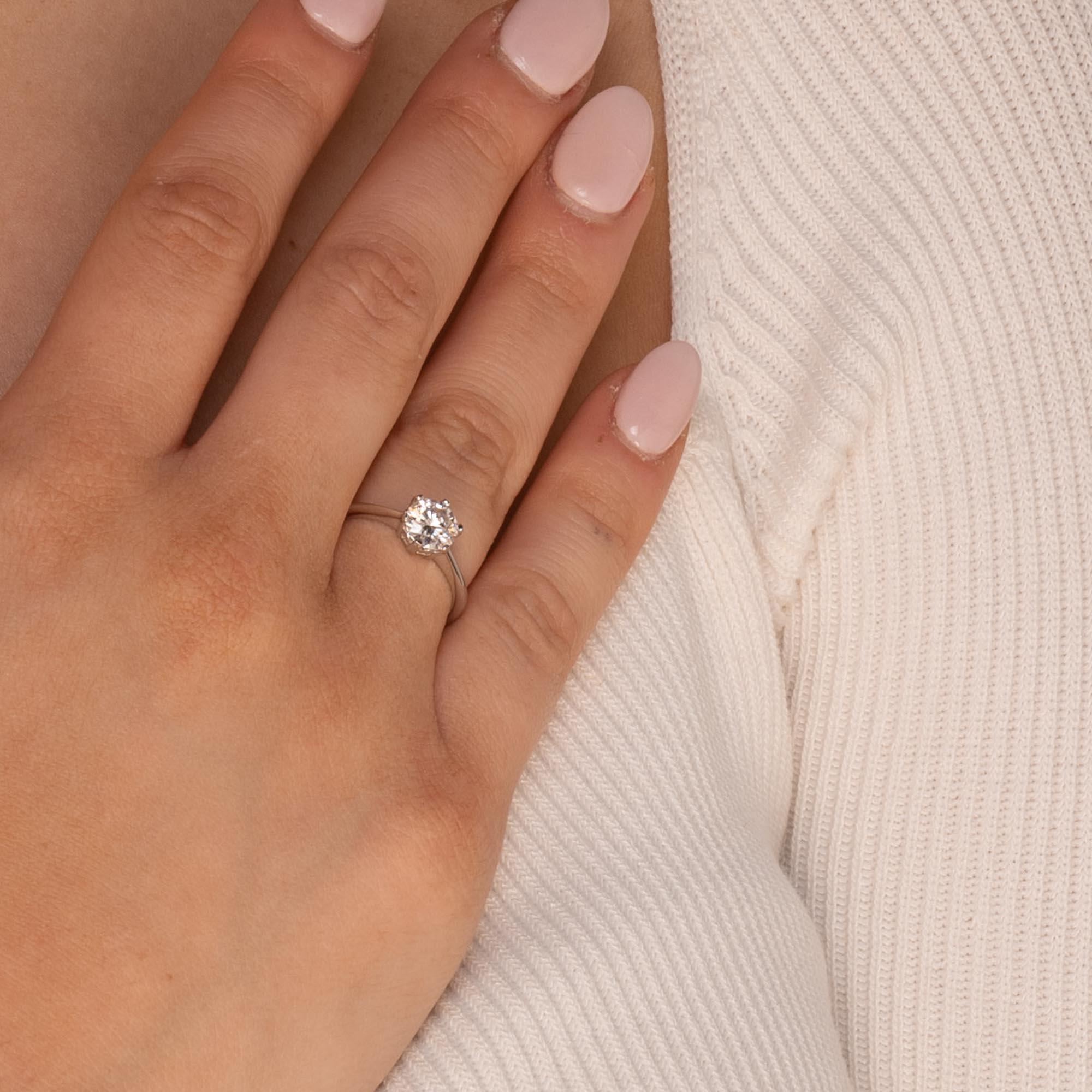1 ct The Bella Moissanite Diamond Engagement Ring - Camile & Stone