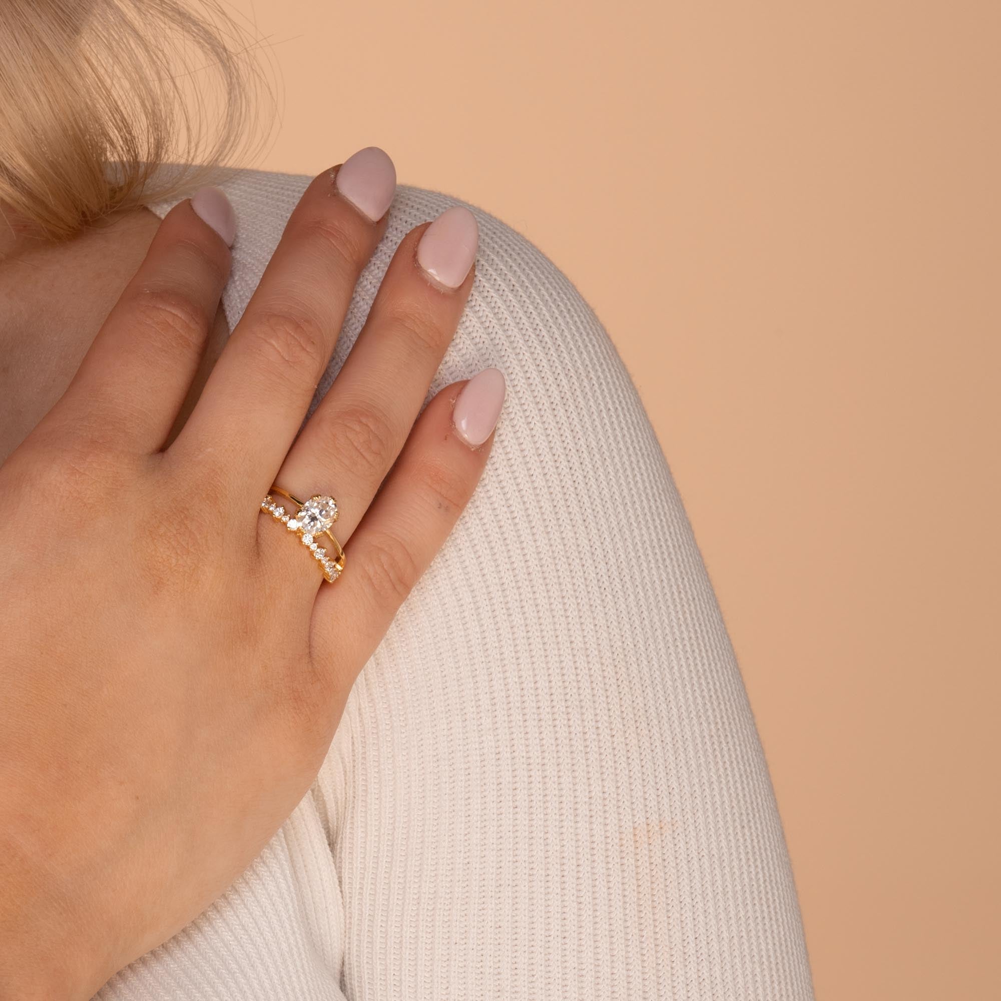 1.5 ct The Willow Moissanite Diamond Engagement Ring - Camile & Stone