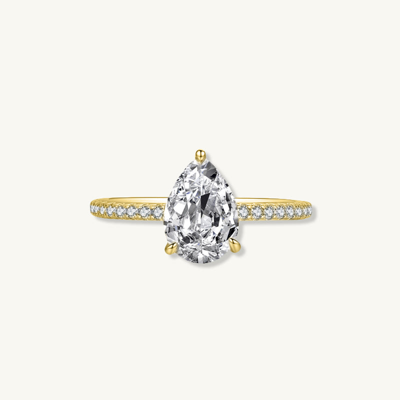 The Anna Pear Sapphire Engagement Ring