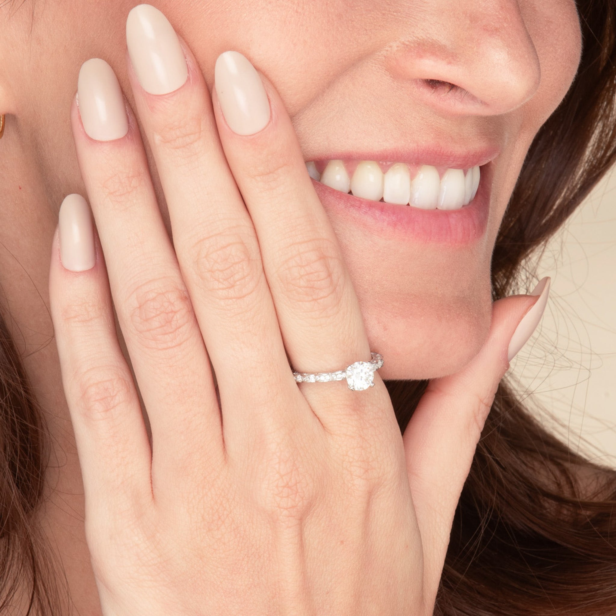 1ct The Rachel Moissanite Diamond Engagement Ring - Camile & Stone