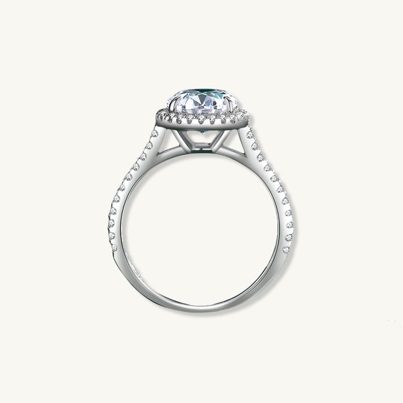 The  Dahlia Oval Sapphire Engagement Ring