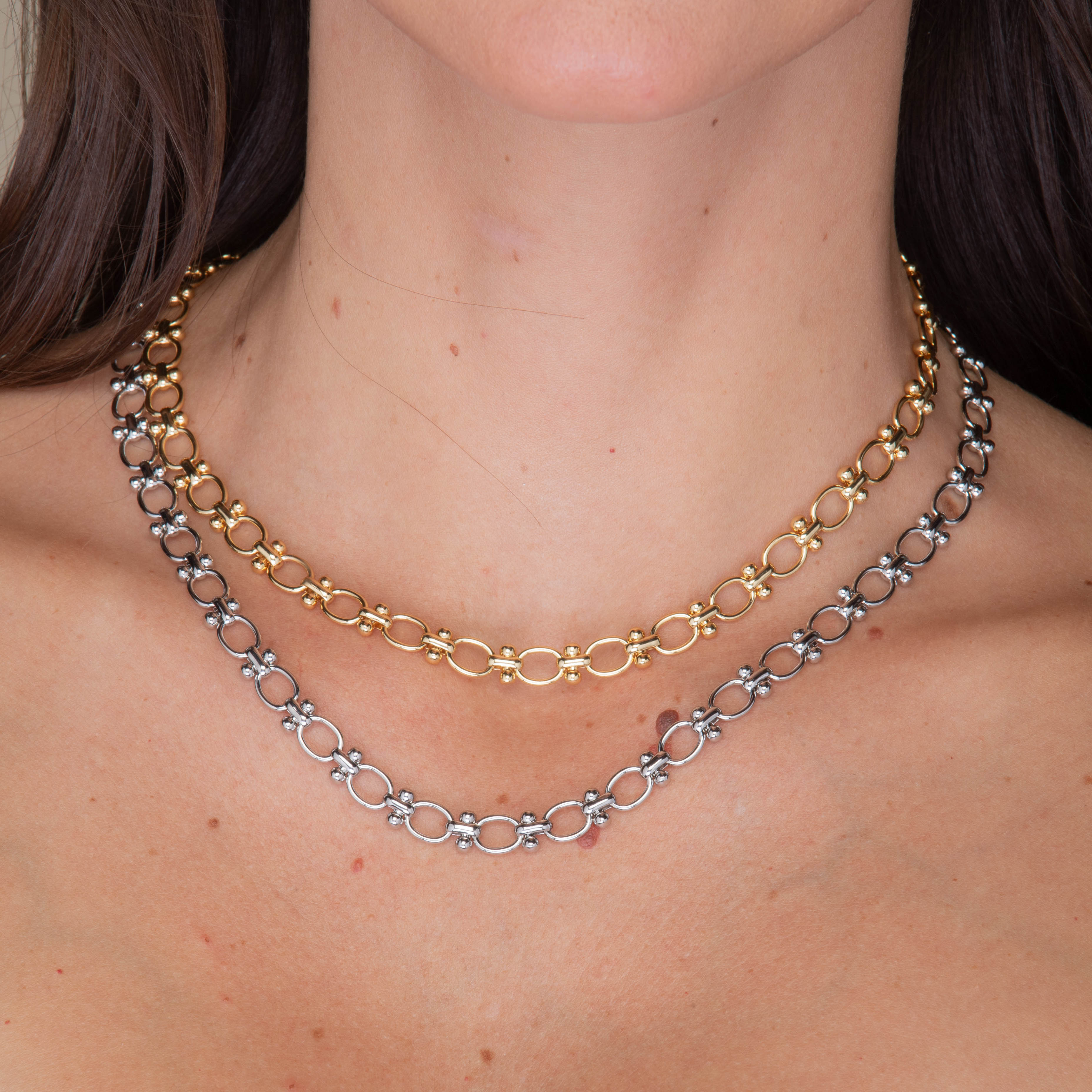 Ashley Chain Statement Necklace