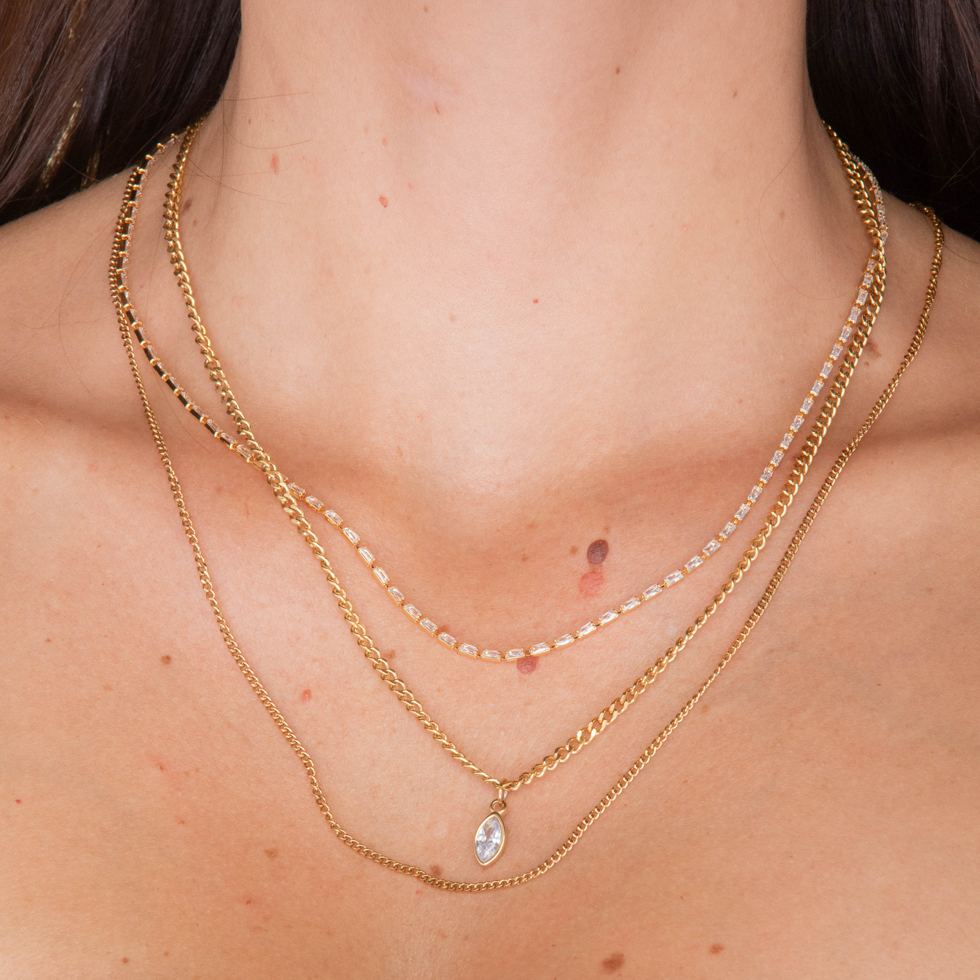 Baguette Tennis Necklace