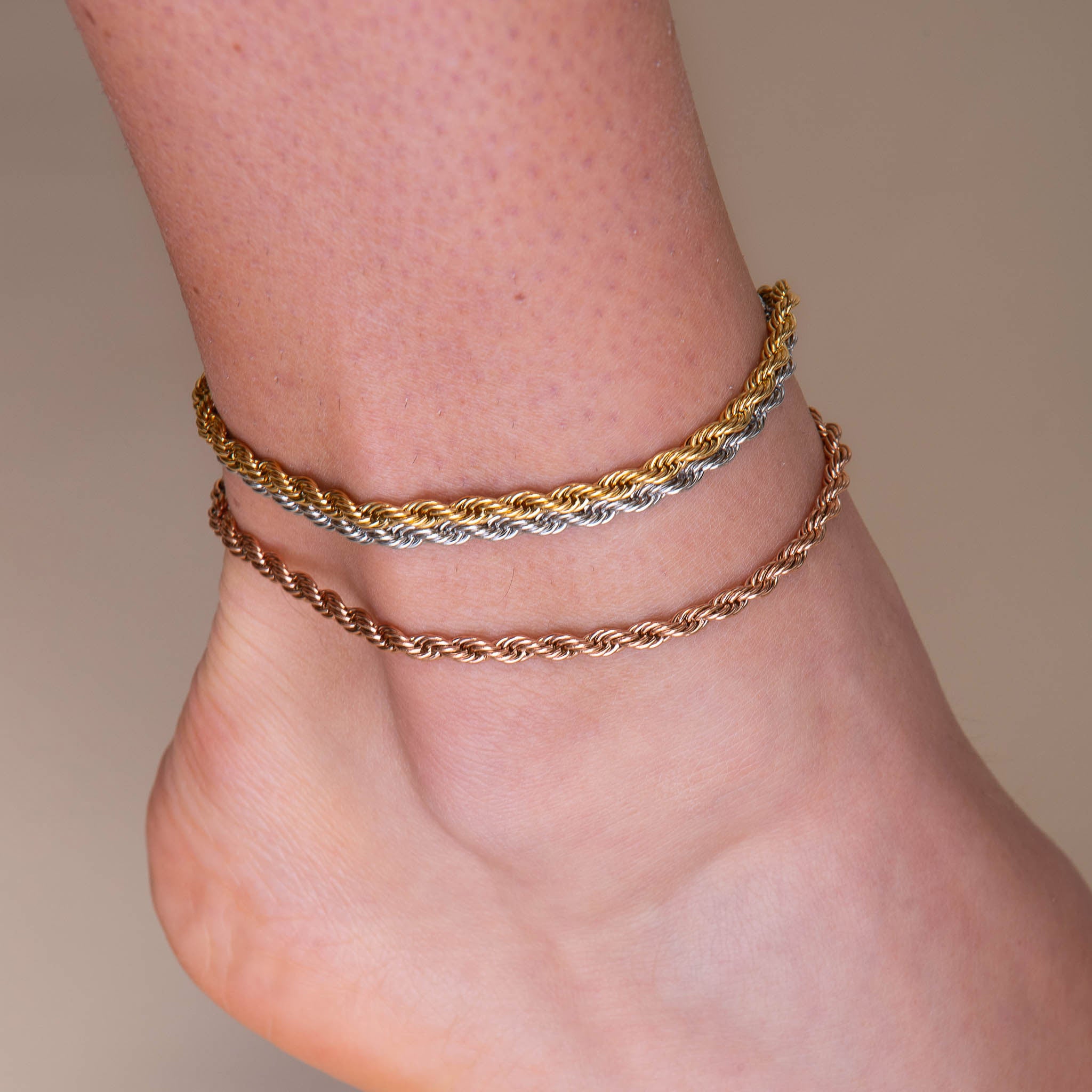 Classic Twist Rope Anklet