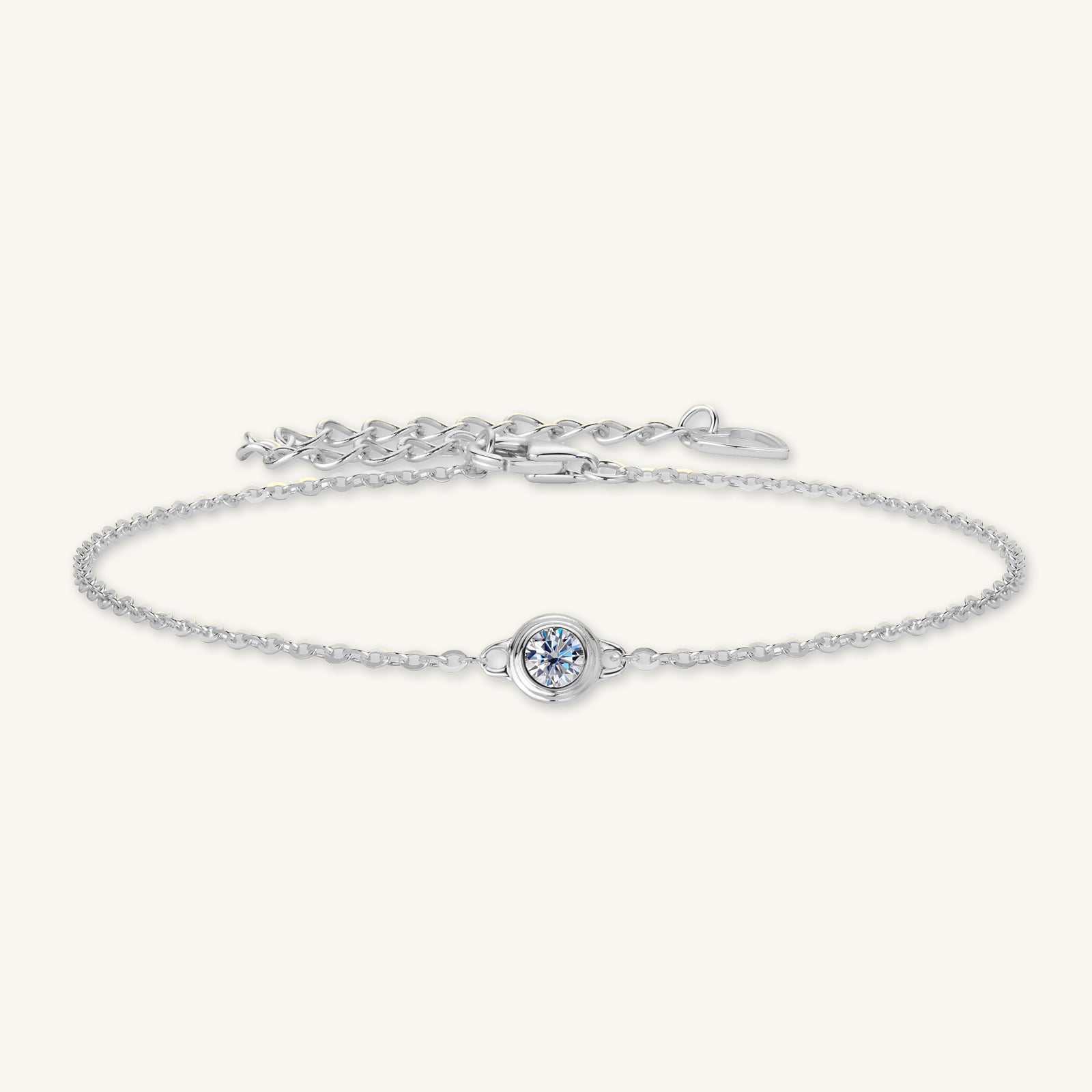 Classic Moissanite Chain Bracelet