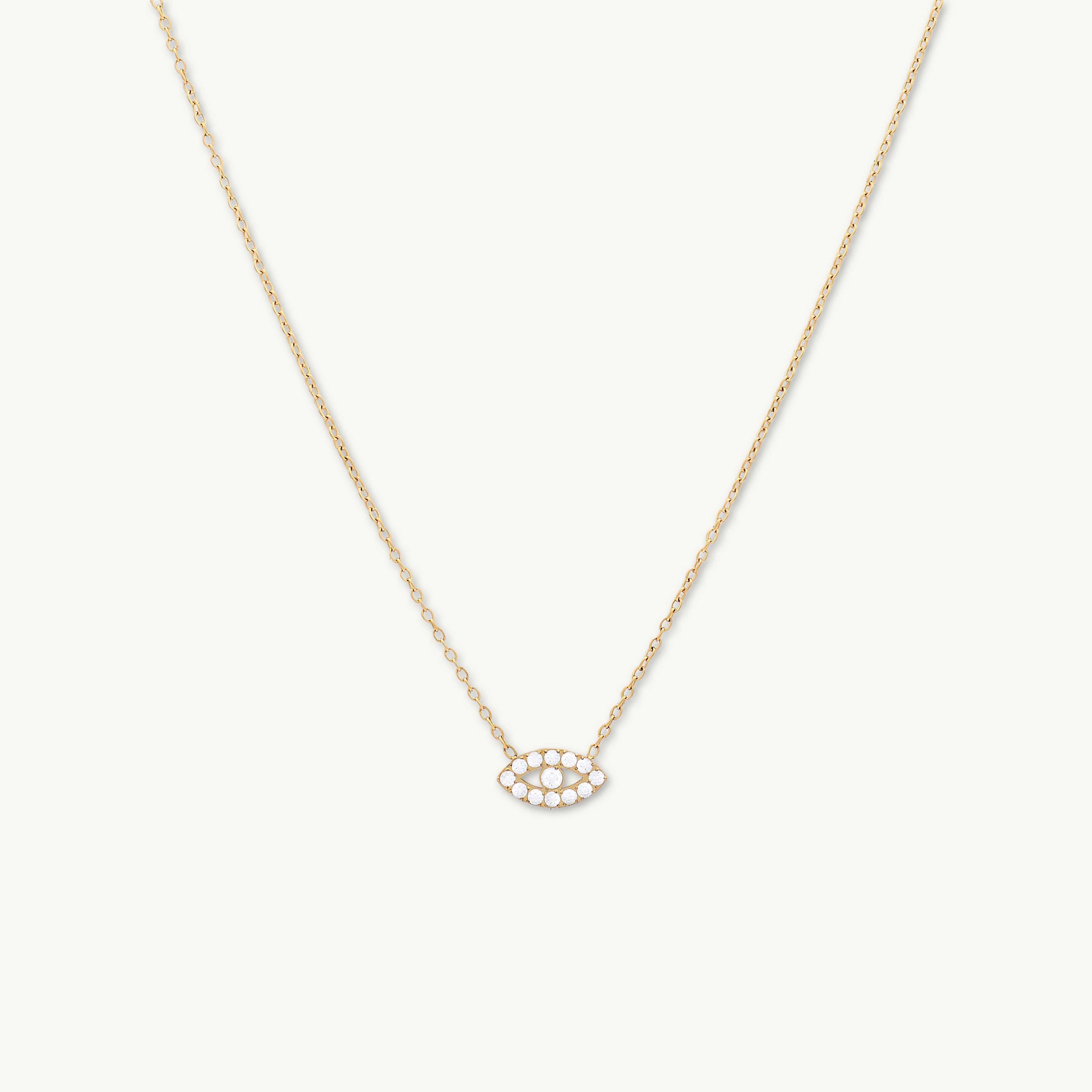 Ivy Evil Eye Sapphire Necklace