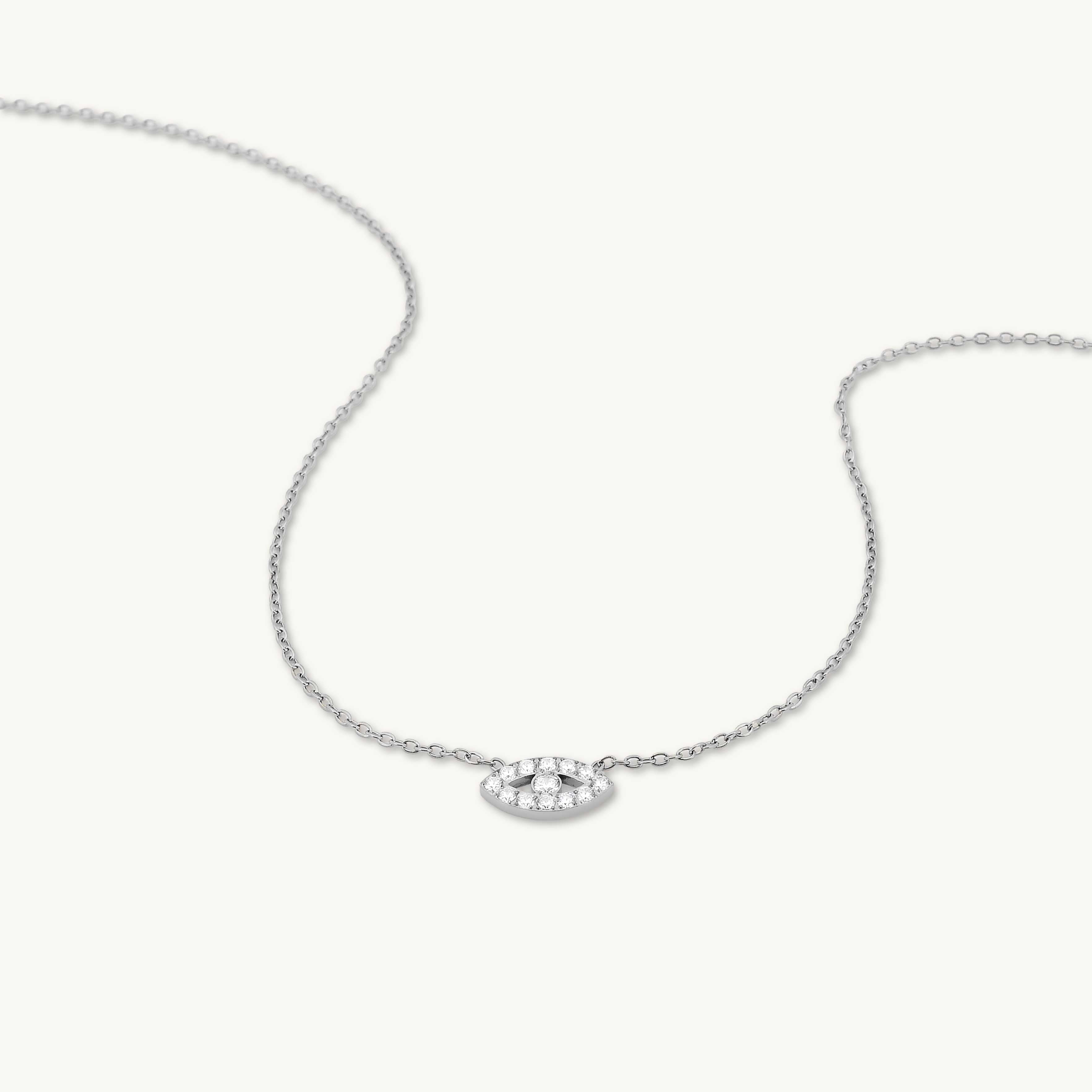 Ivy Evil Eye Sapphire Necklace