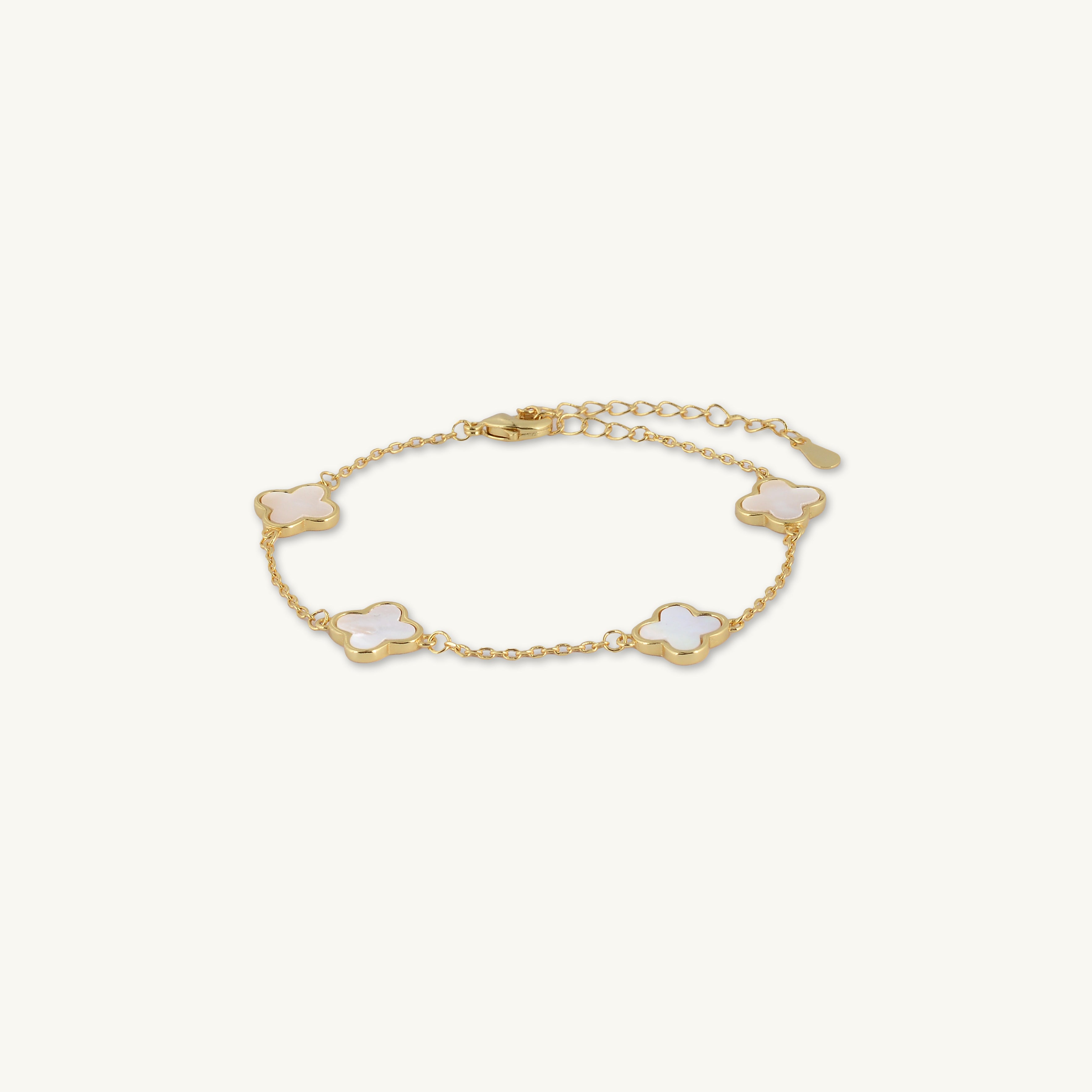 Clover Station MOP Bracelet