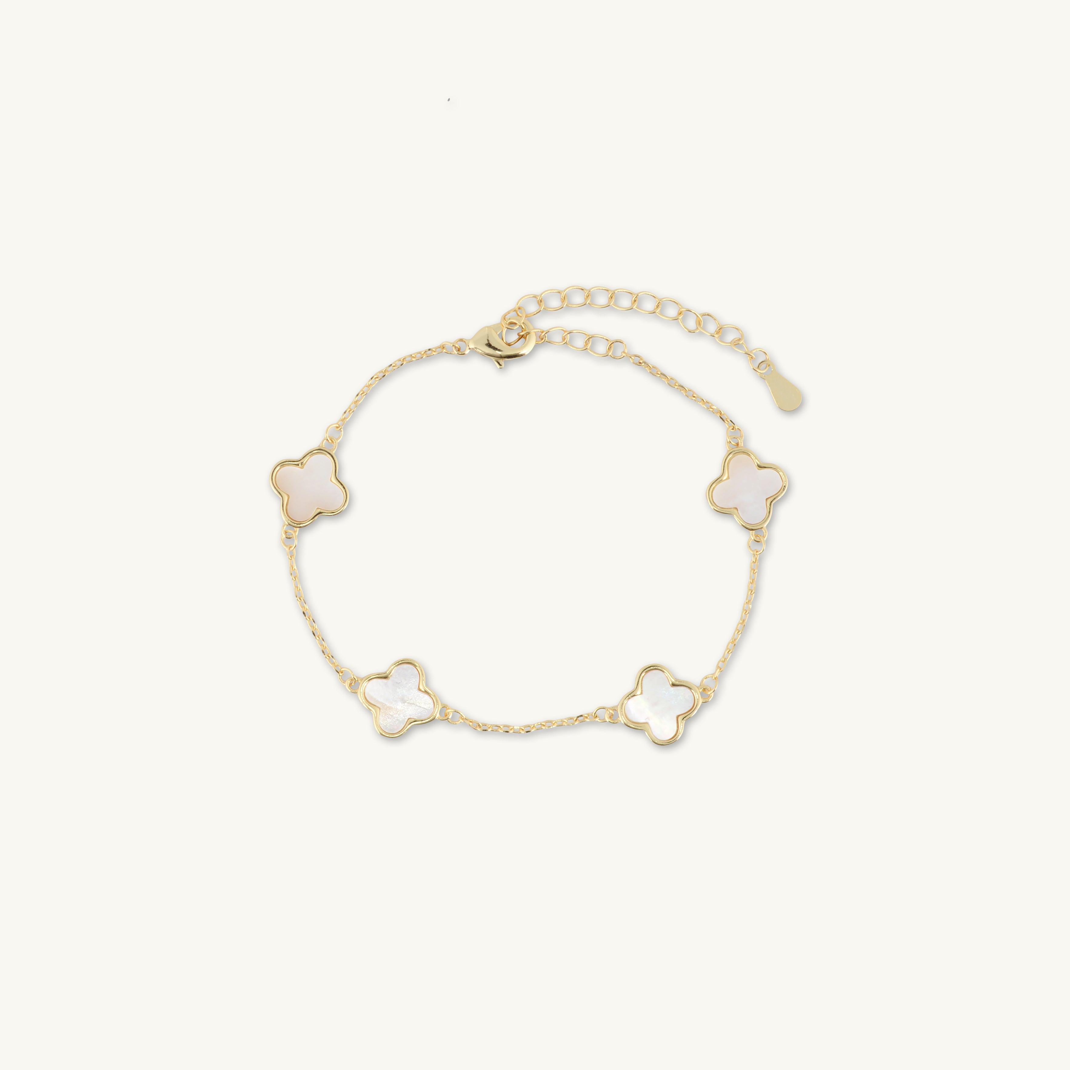 Clover Station MOP Bracelet