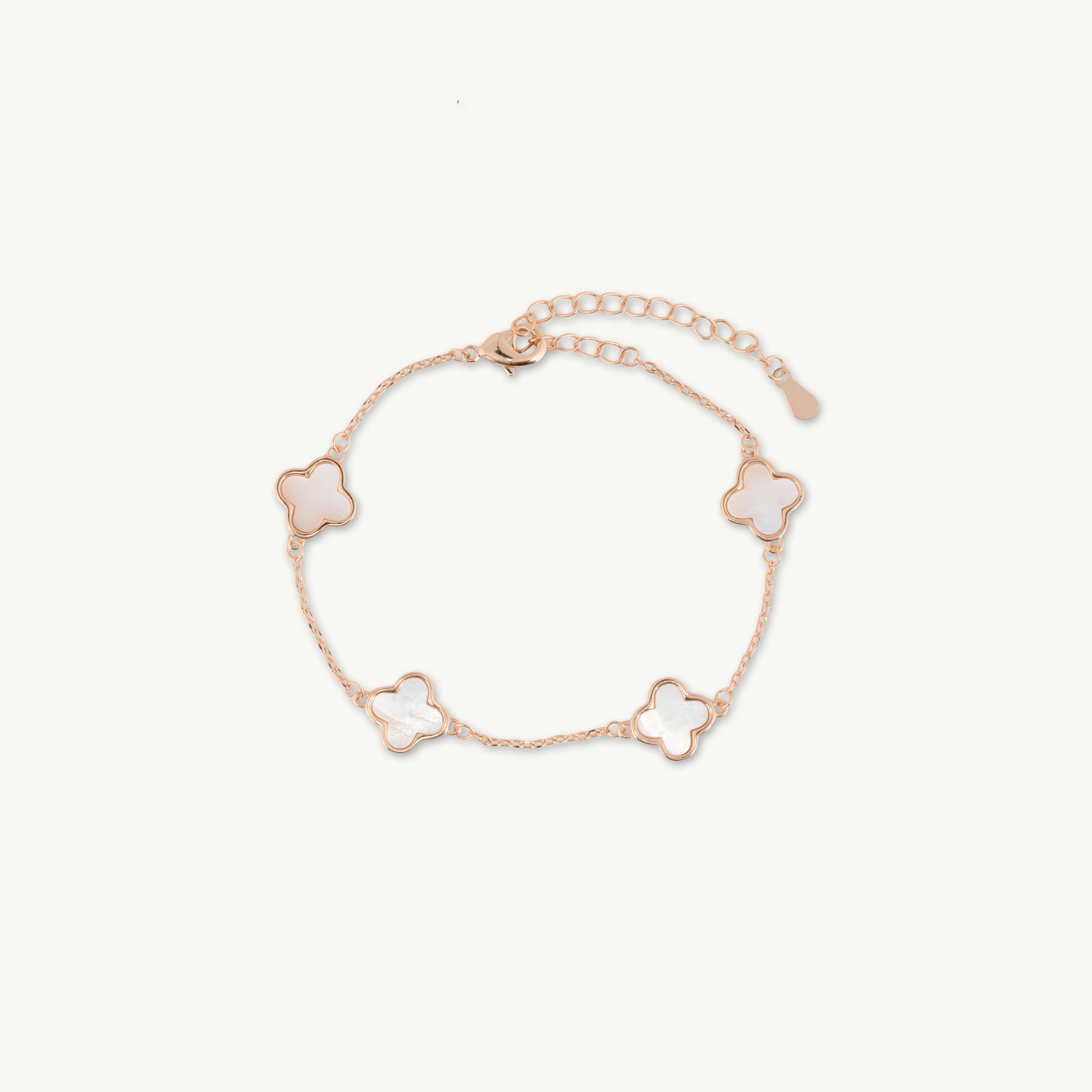 Clover Station MOP Bracelet