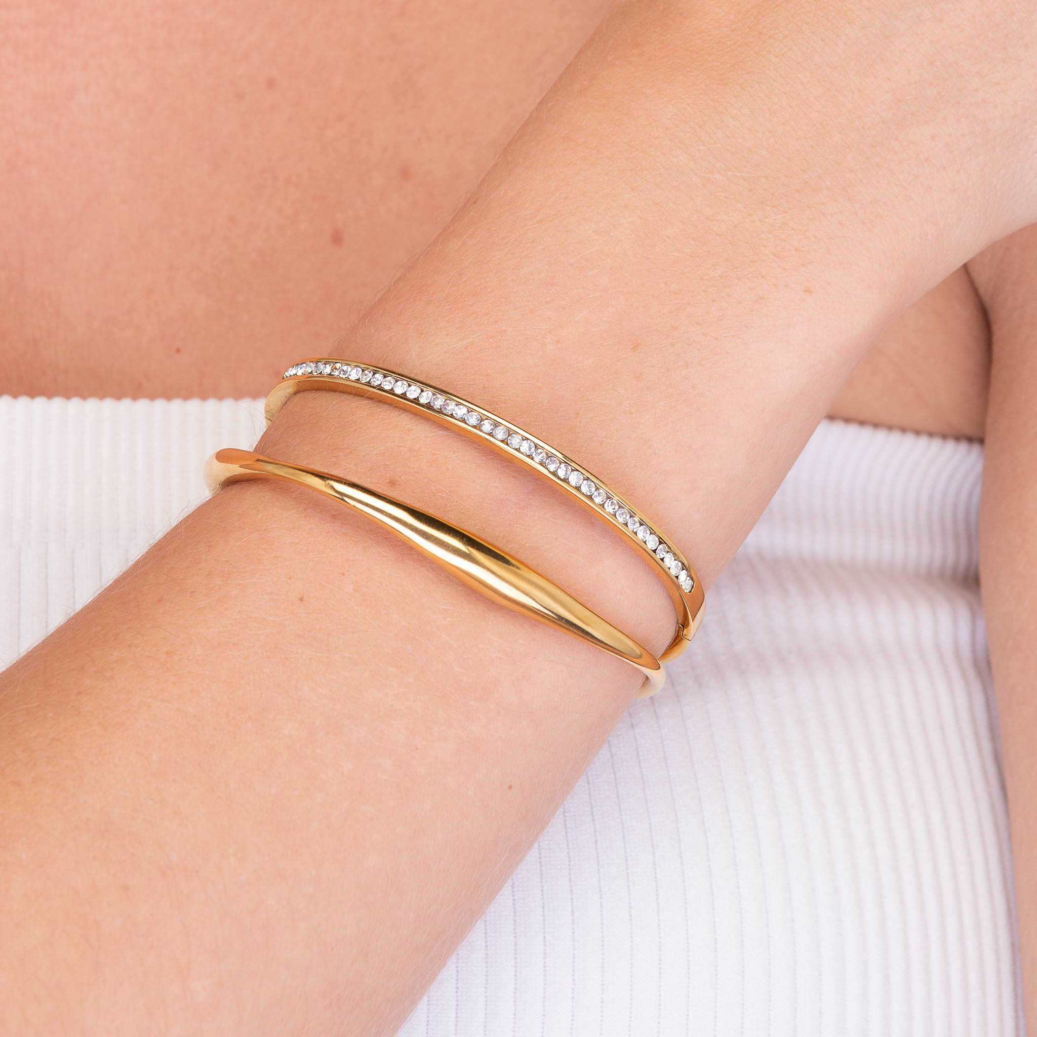 Swirl Open Cuff Bangle