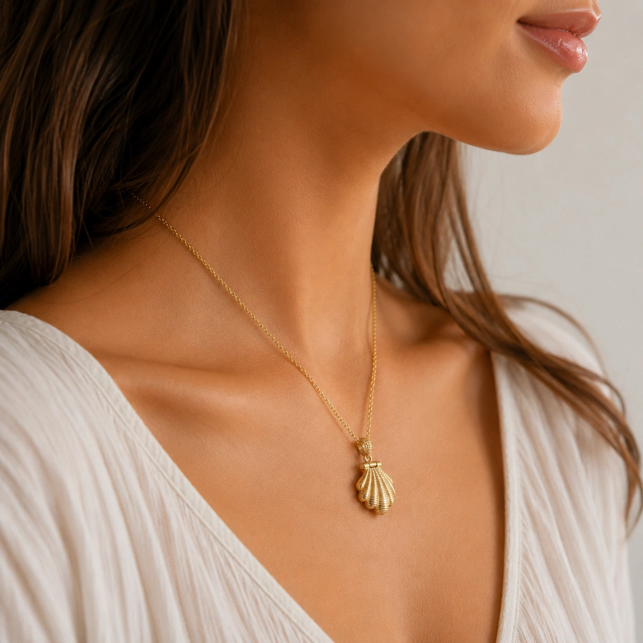 Little Treasures Mermaid Photo Locket Necklace