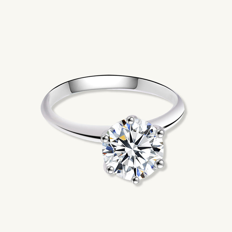 1 ct The Devotion Moissanite Diamond Ring