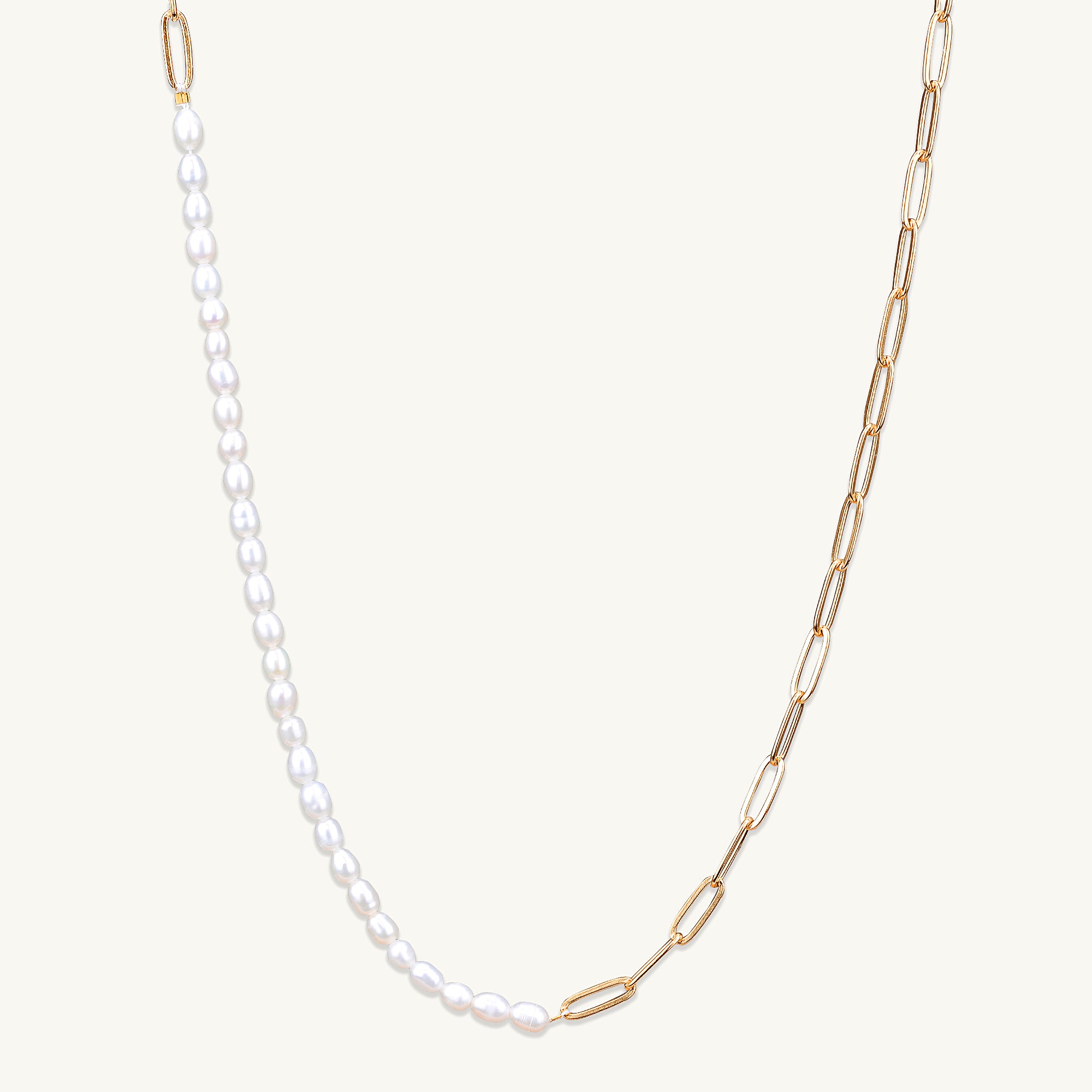 Kelly Paperlink Pearl Necklace