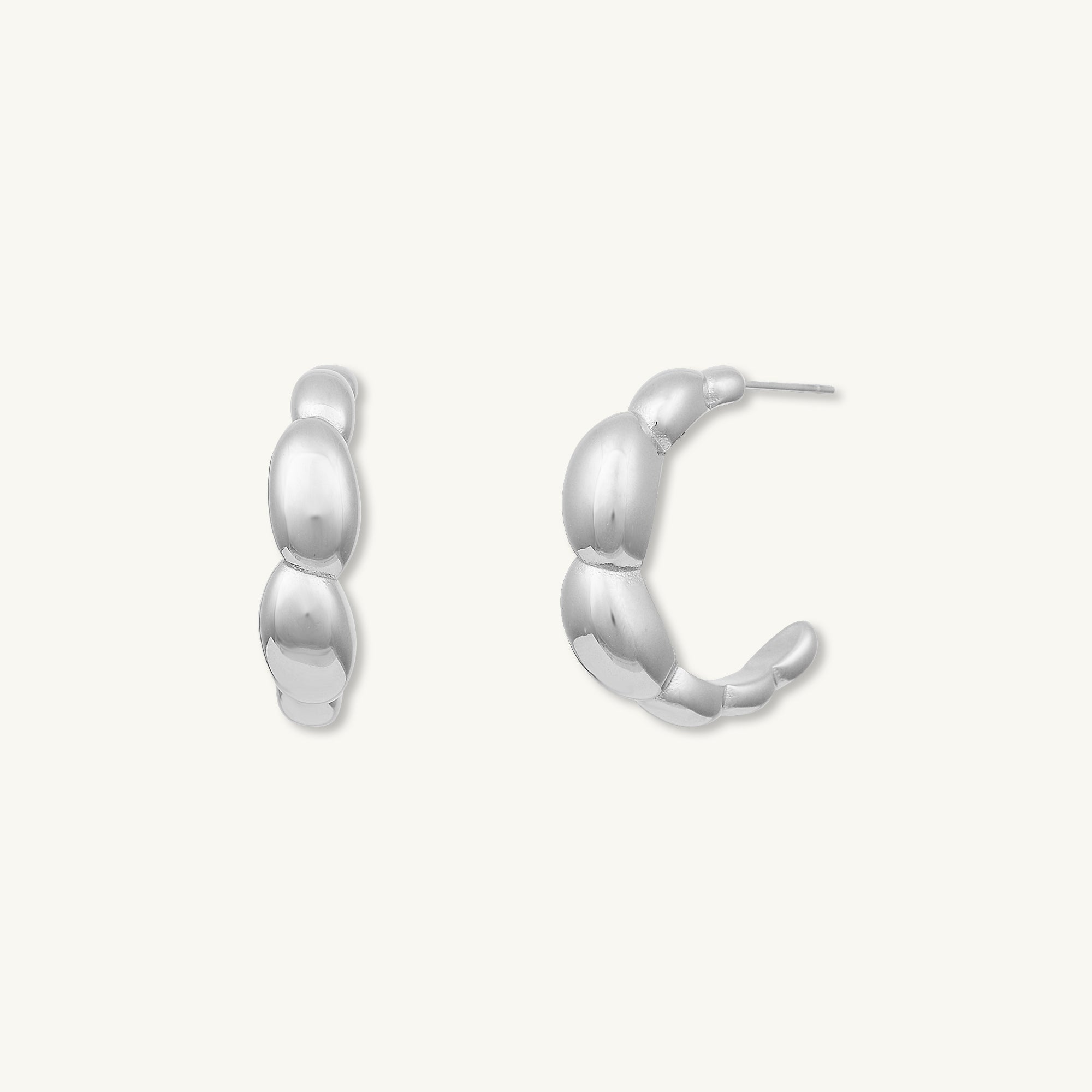 Giselle Dome Hoop Earrings