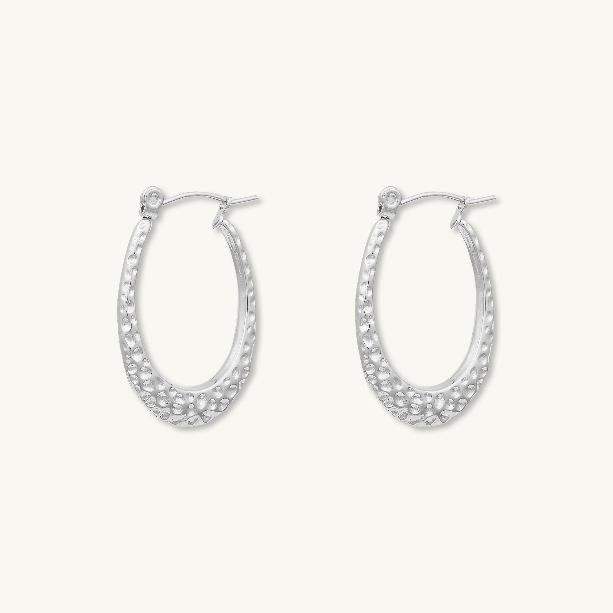 Ivy Molten Hoop Earrings