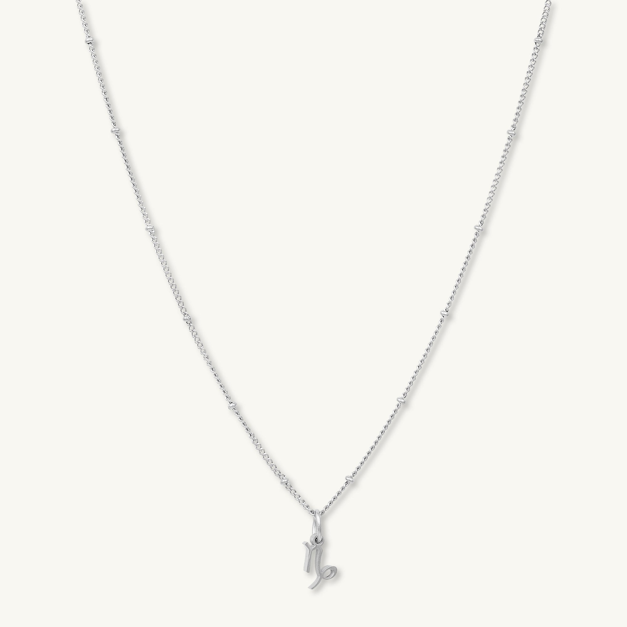 Capricorn Pendant Zodiac Star Sign Necklace