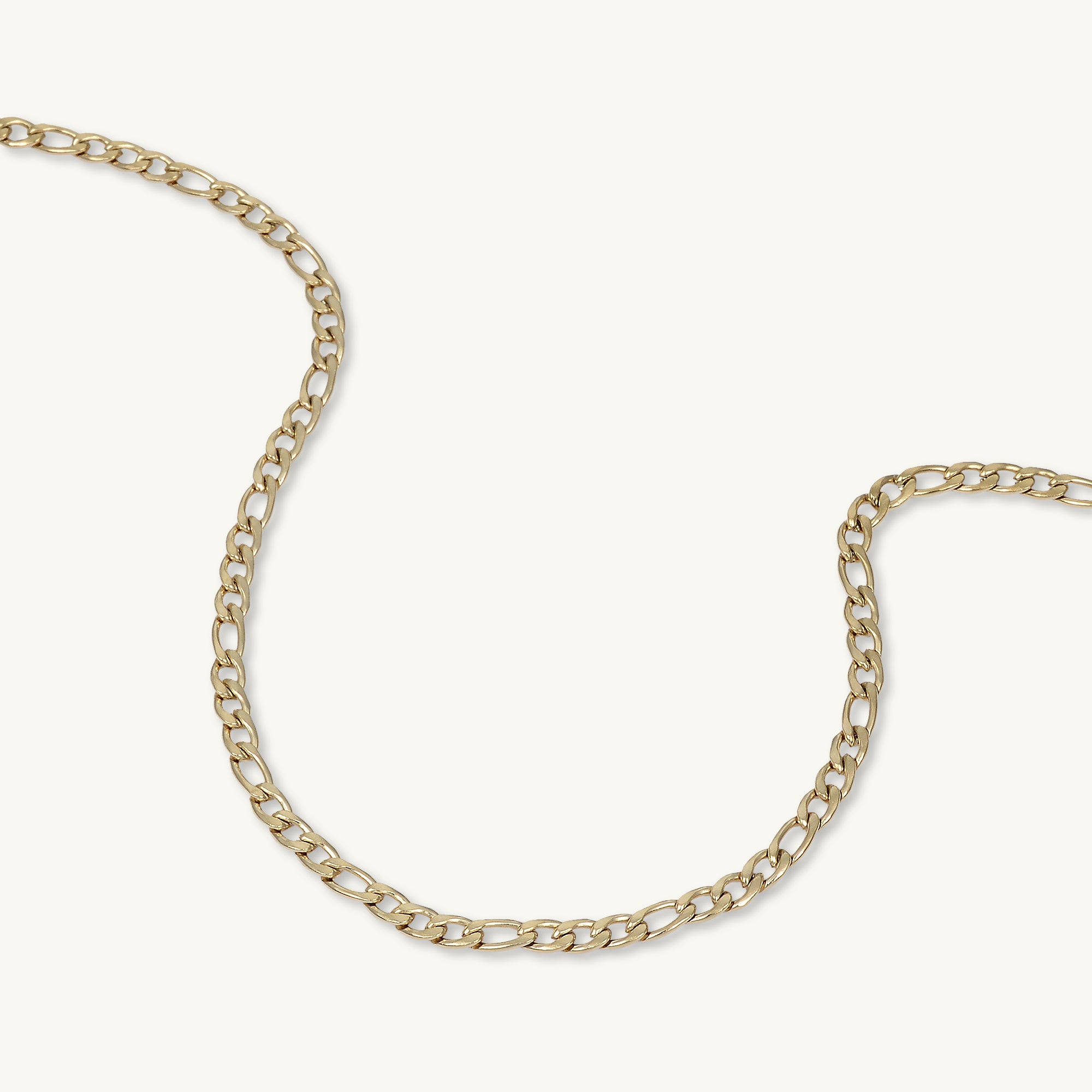 4mm Figaro Chain Necklace