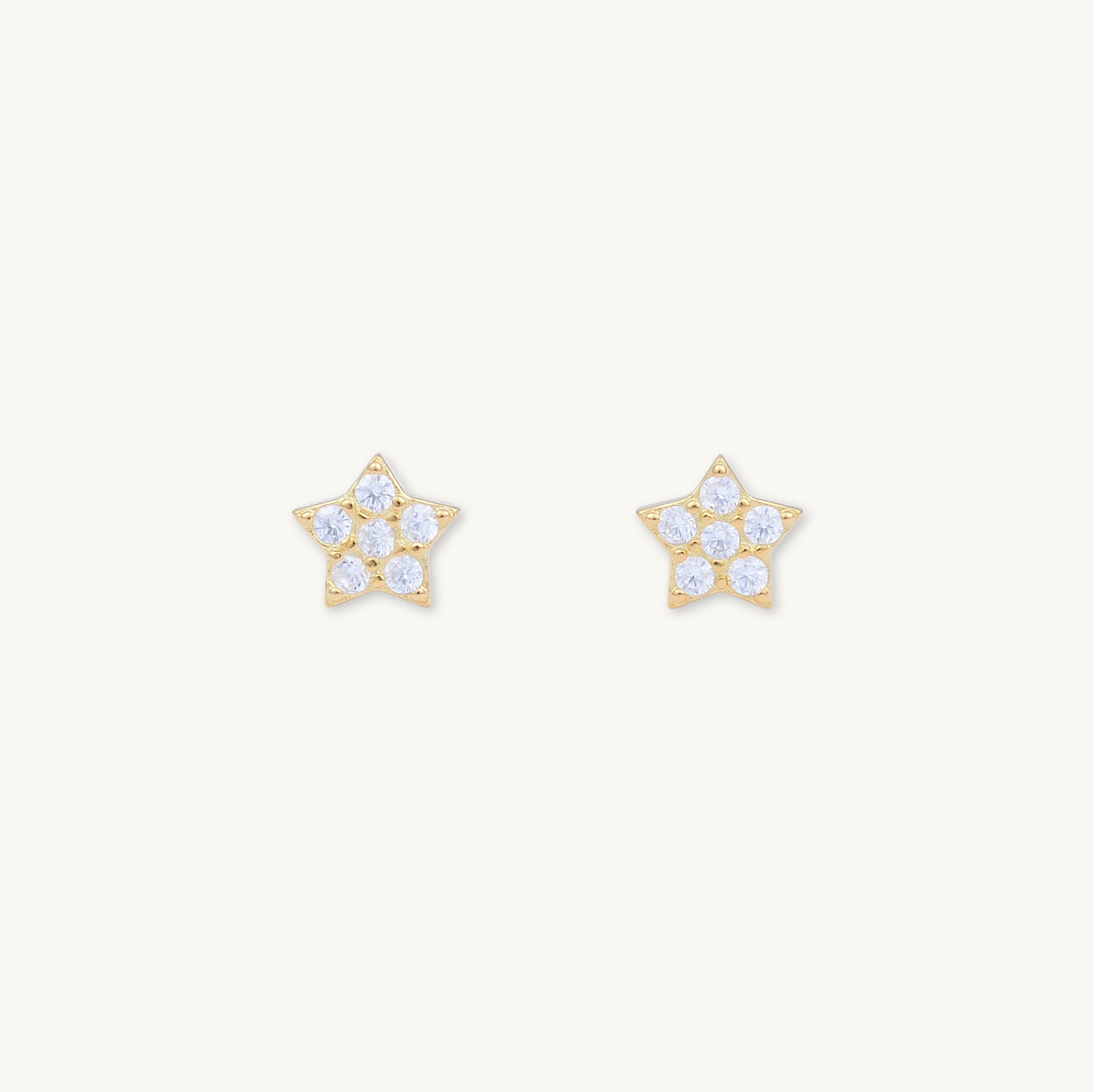 Star Sapphire Stud Earrings