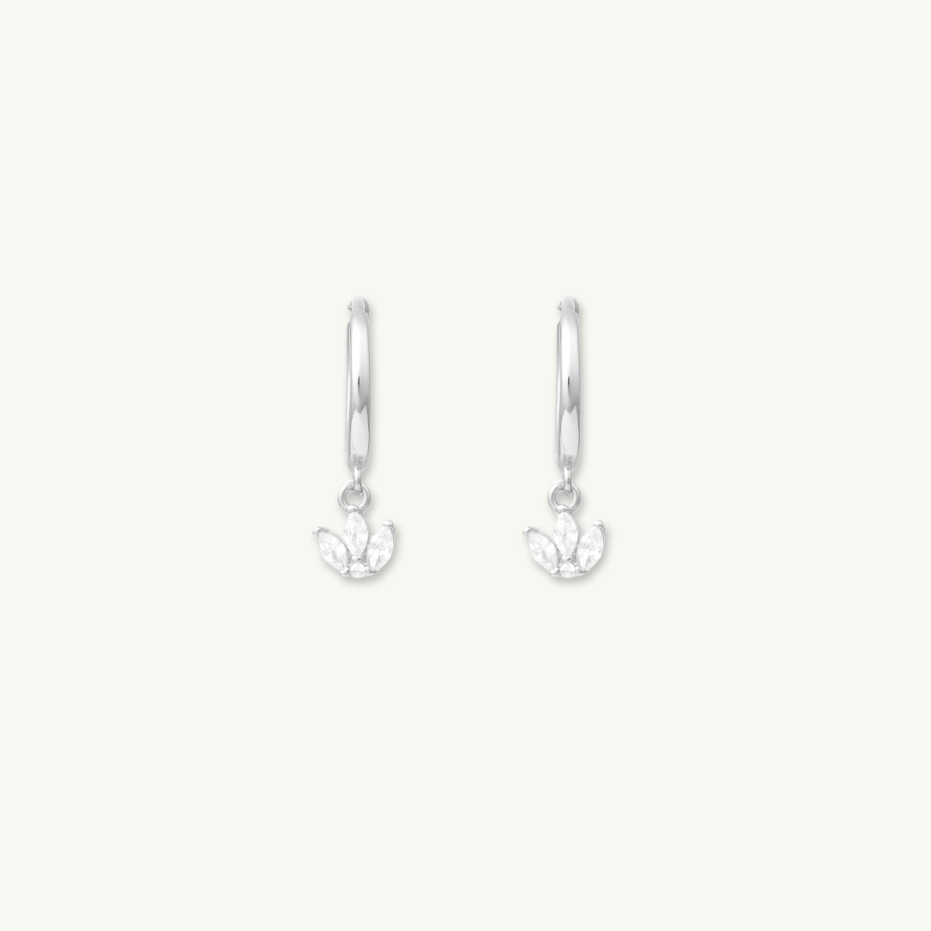 Growth Lotus Dangling Earrings