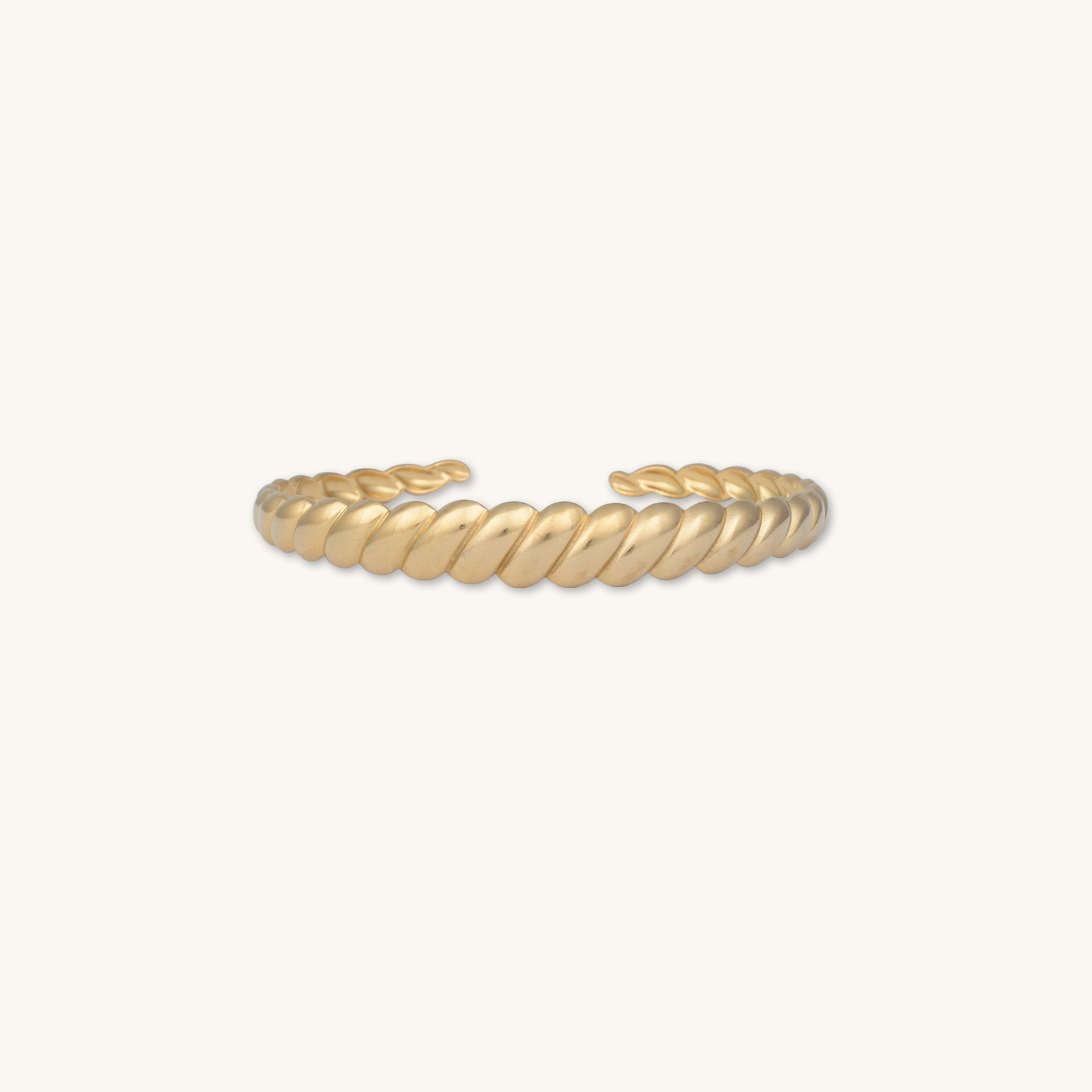 Croissant Open Cuff Bangle