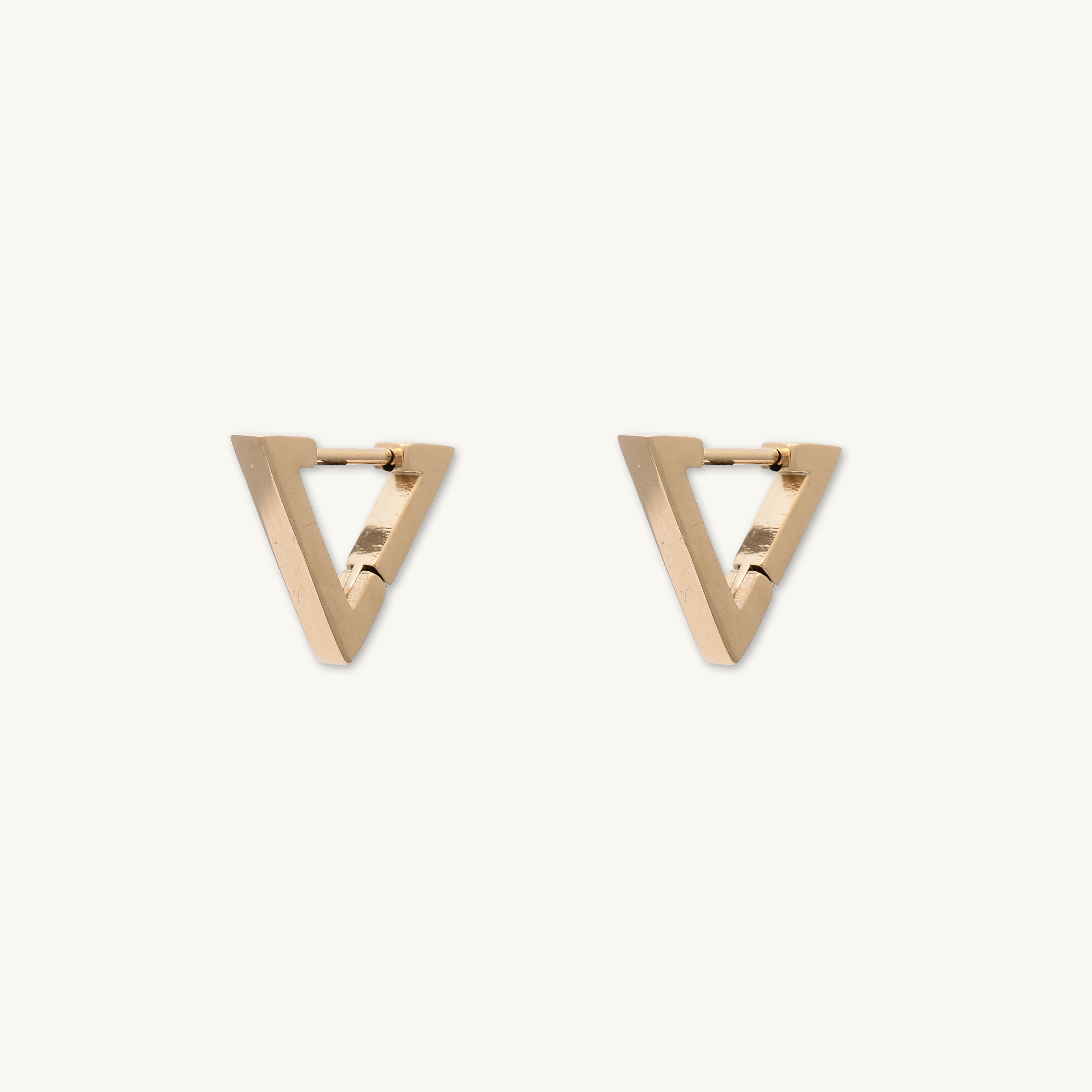 Unisex Triangle Hoop Earrings