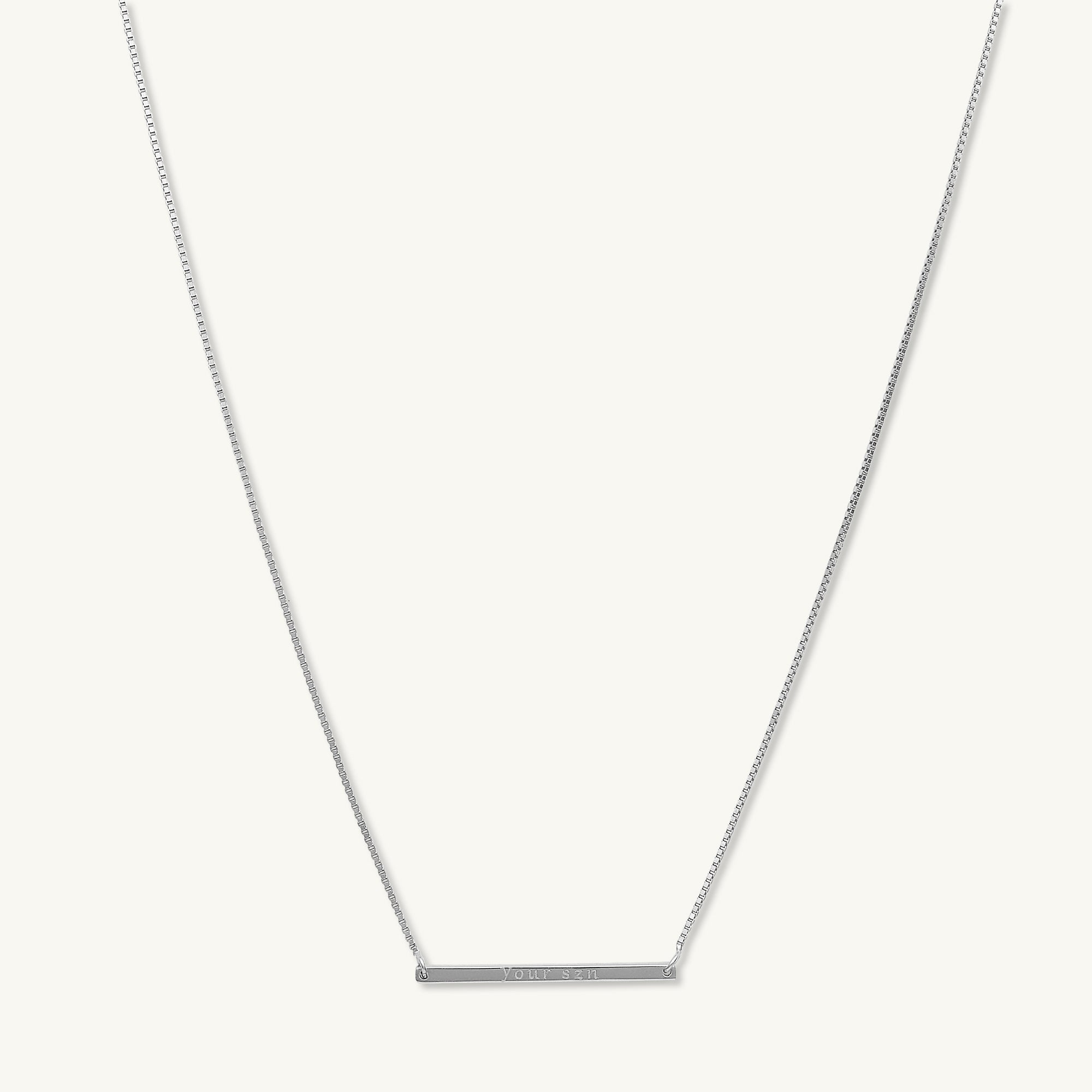 YOUR SZN Bar Necklace