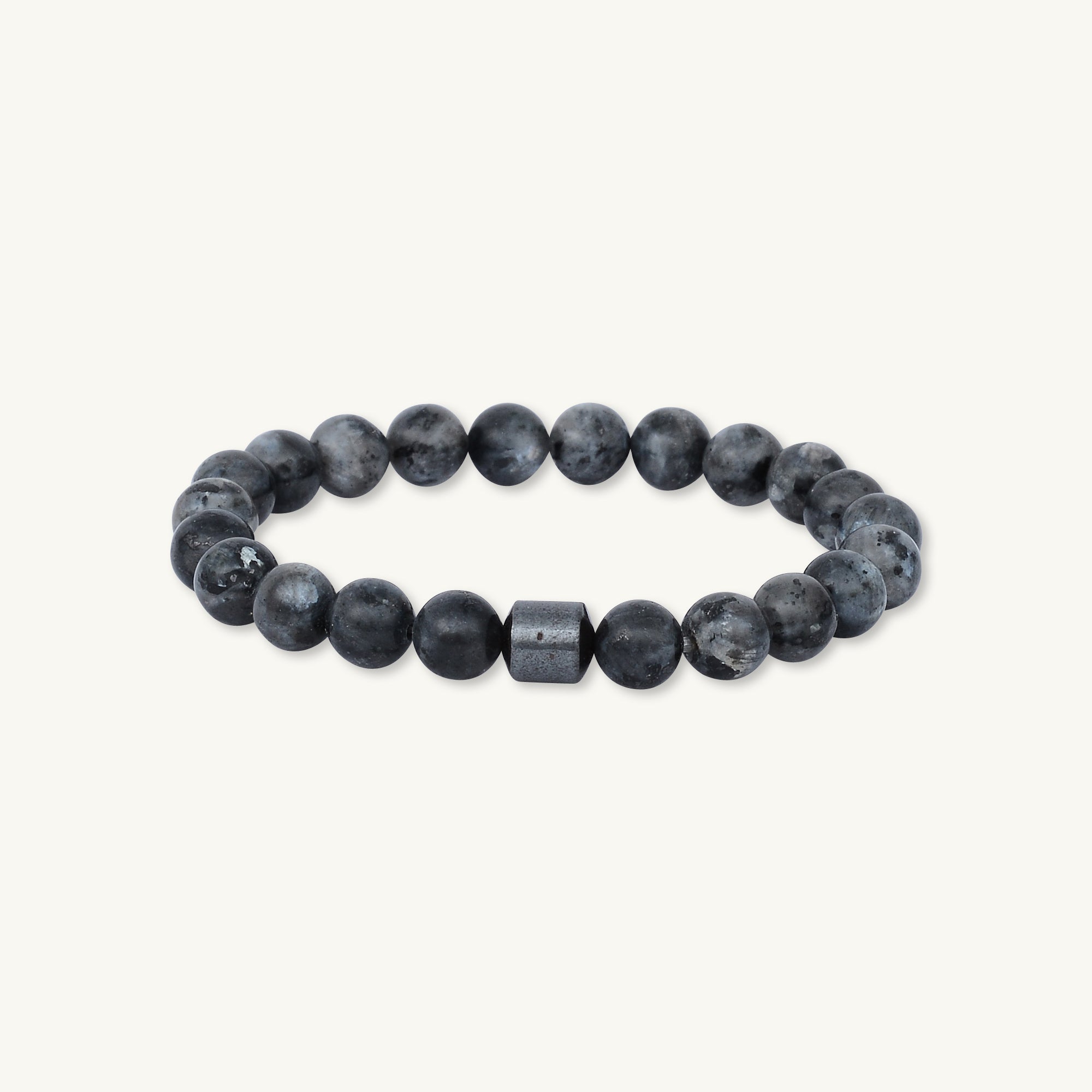 Grey Marble Beaded Bracelet