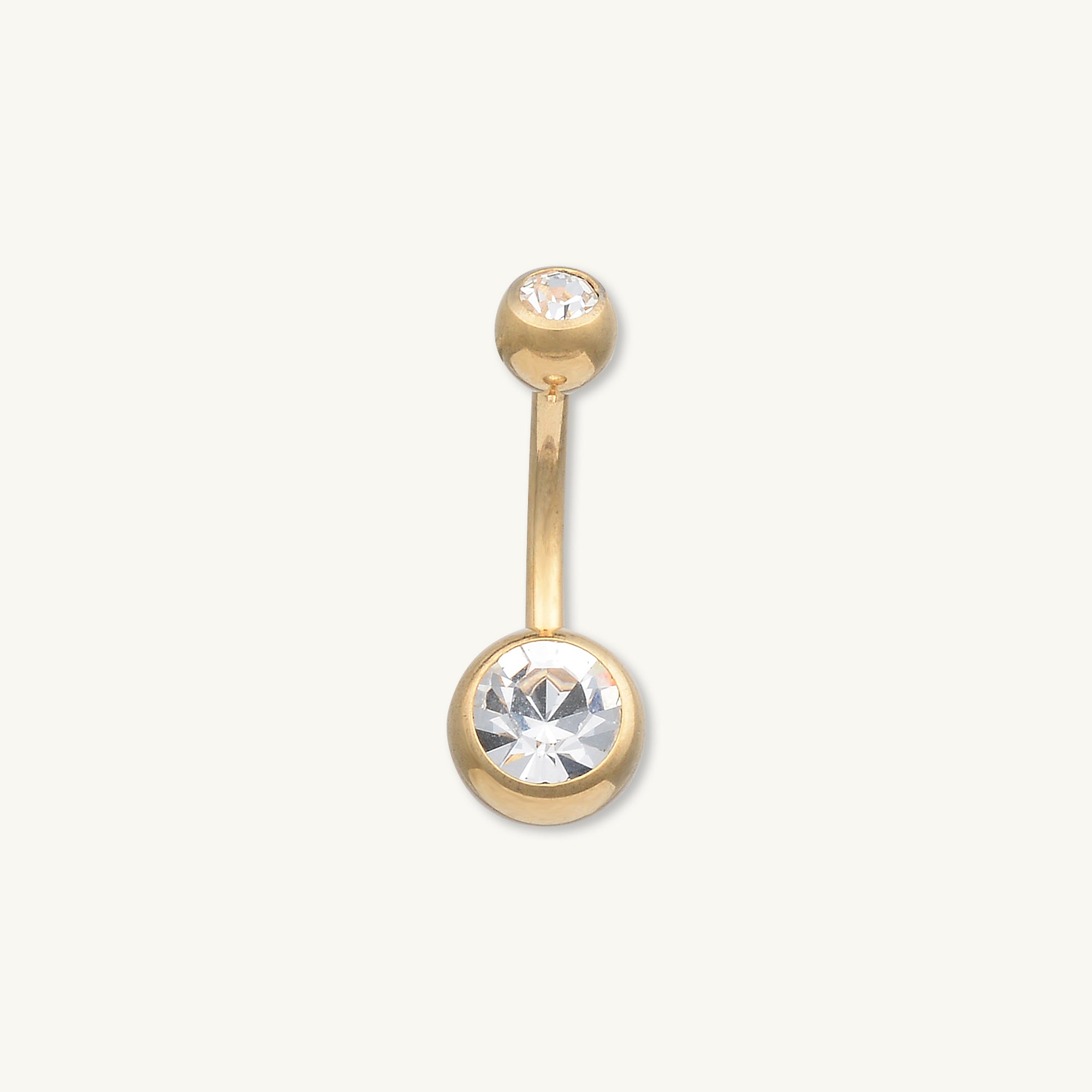 Double Bezel Titanium Belly Ring