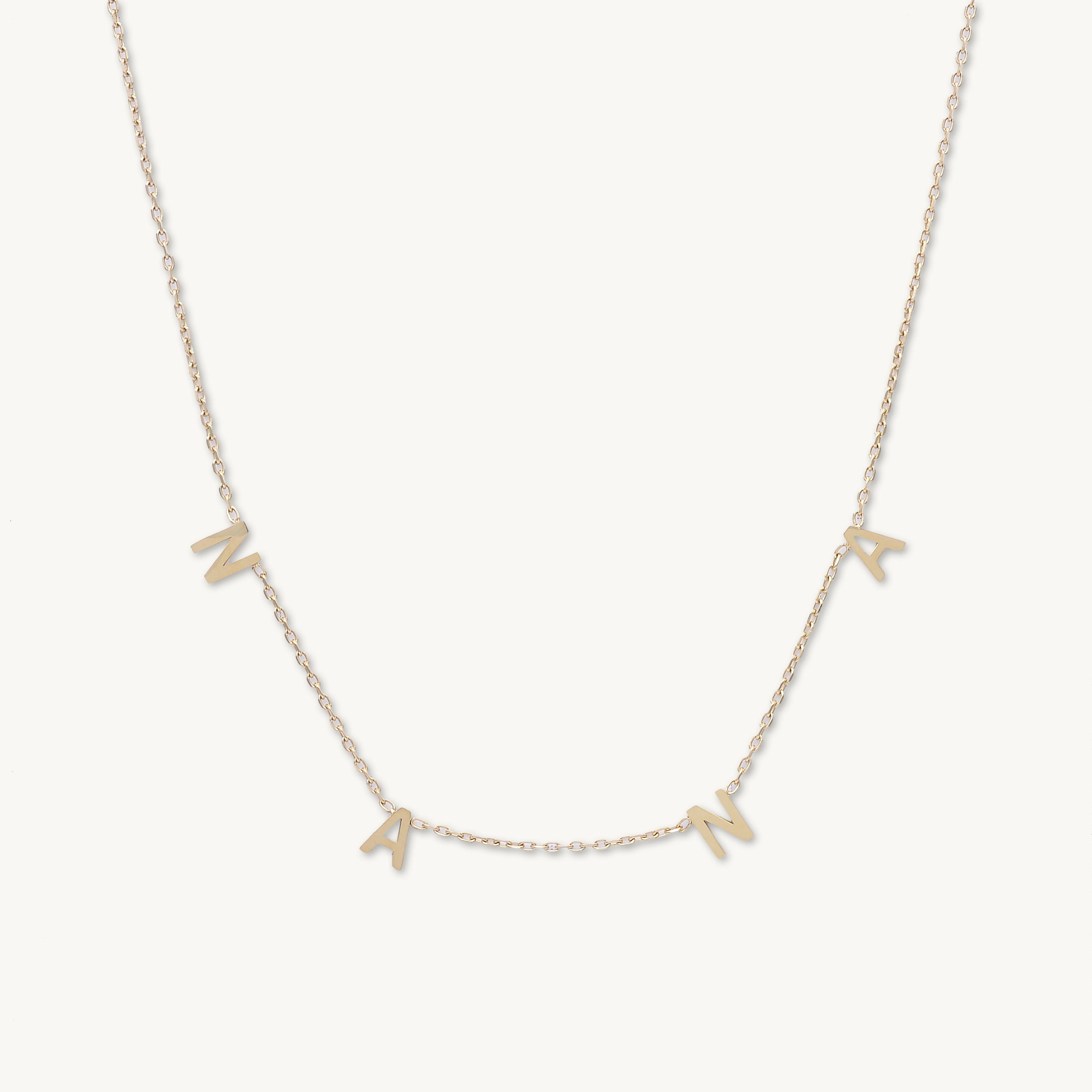 NANA Letter Chain Necklace