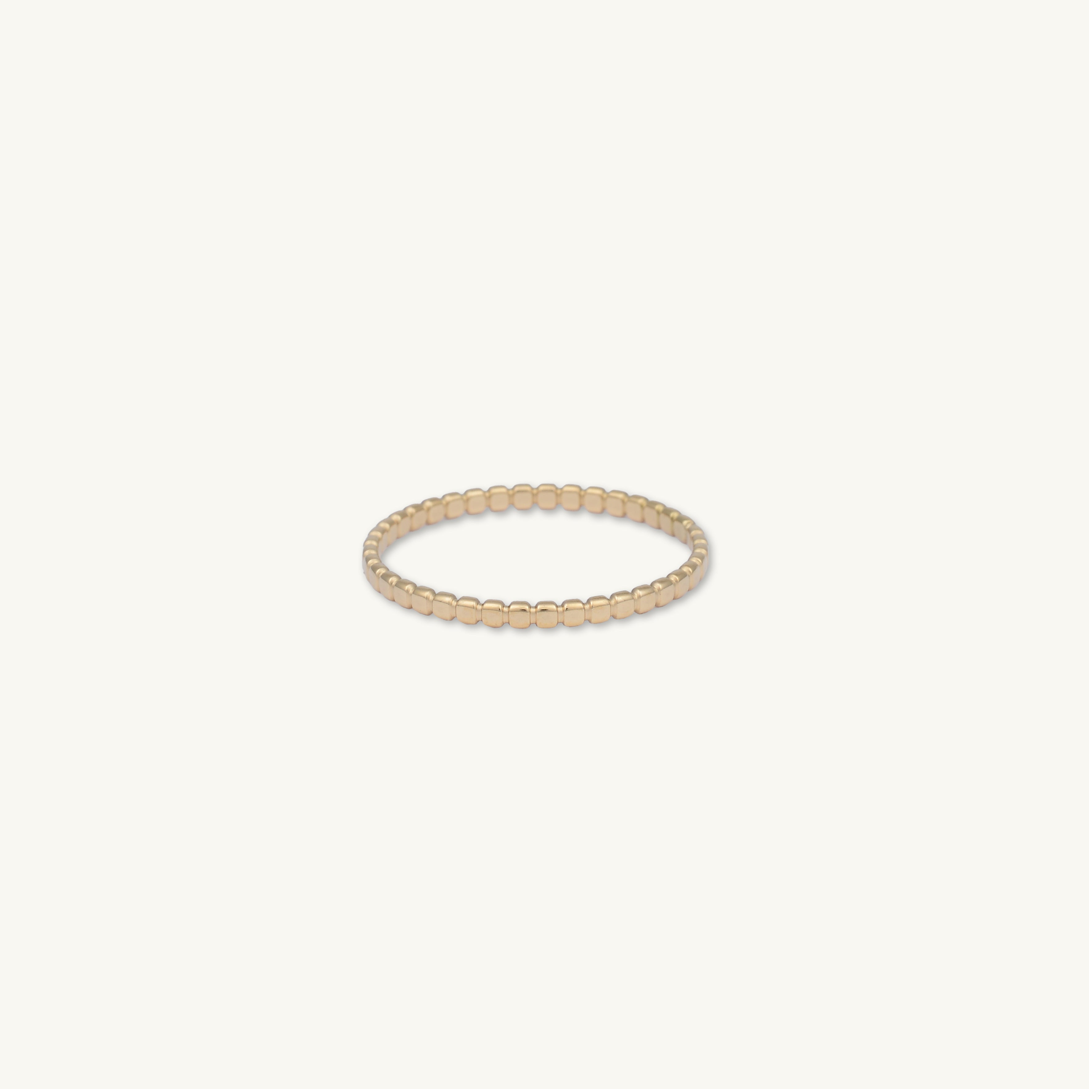 Thin Square Stacker Ring